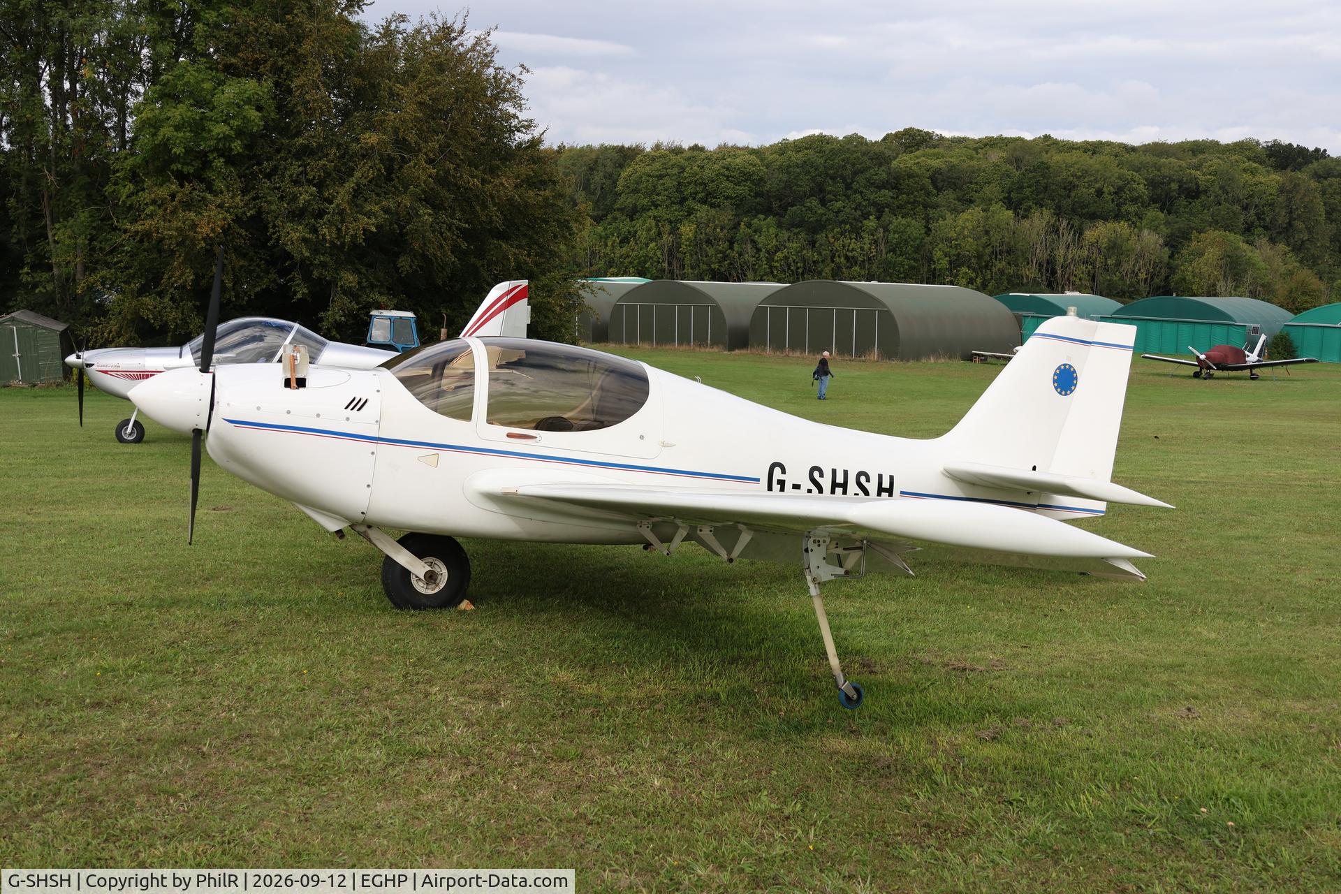 Aircraft G-SHSH, 2002 Europa Monowheel, c/n PFA 247-12722, G-SHSH 2006 Europa Eurofox Fly In Popham 12.09.26.jpg, at EGHP, photo by PhilR