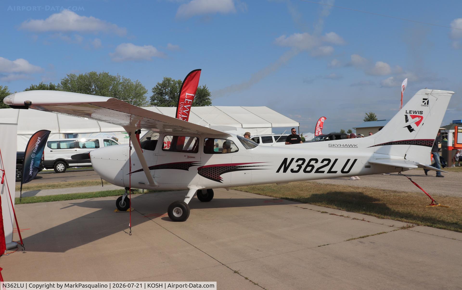 Aircraft N362LU, 2023 Cessna 172S, c/n 172S12983, Cessna 172S, at KOSH, photo by MarkPasqualino