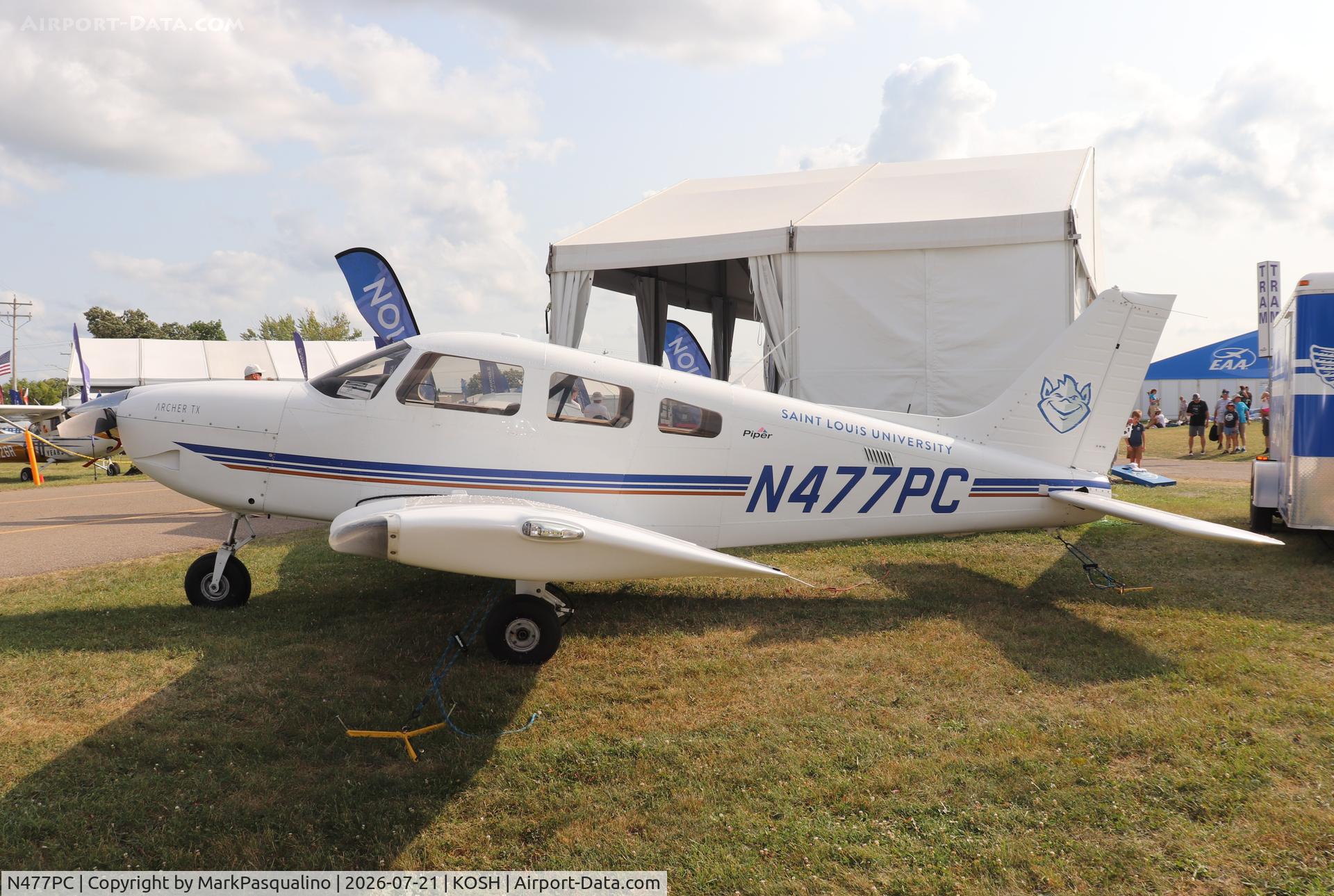 Aircraft N477PC, 2019 Piper PA-28-181, c/n 2881200, Piper PA-28-181, at KOSH, photo by MarkPasqualino
