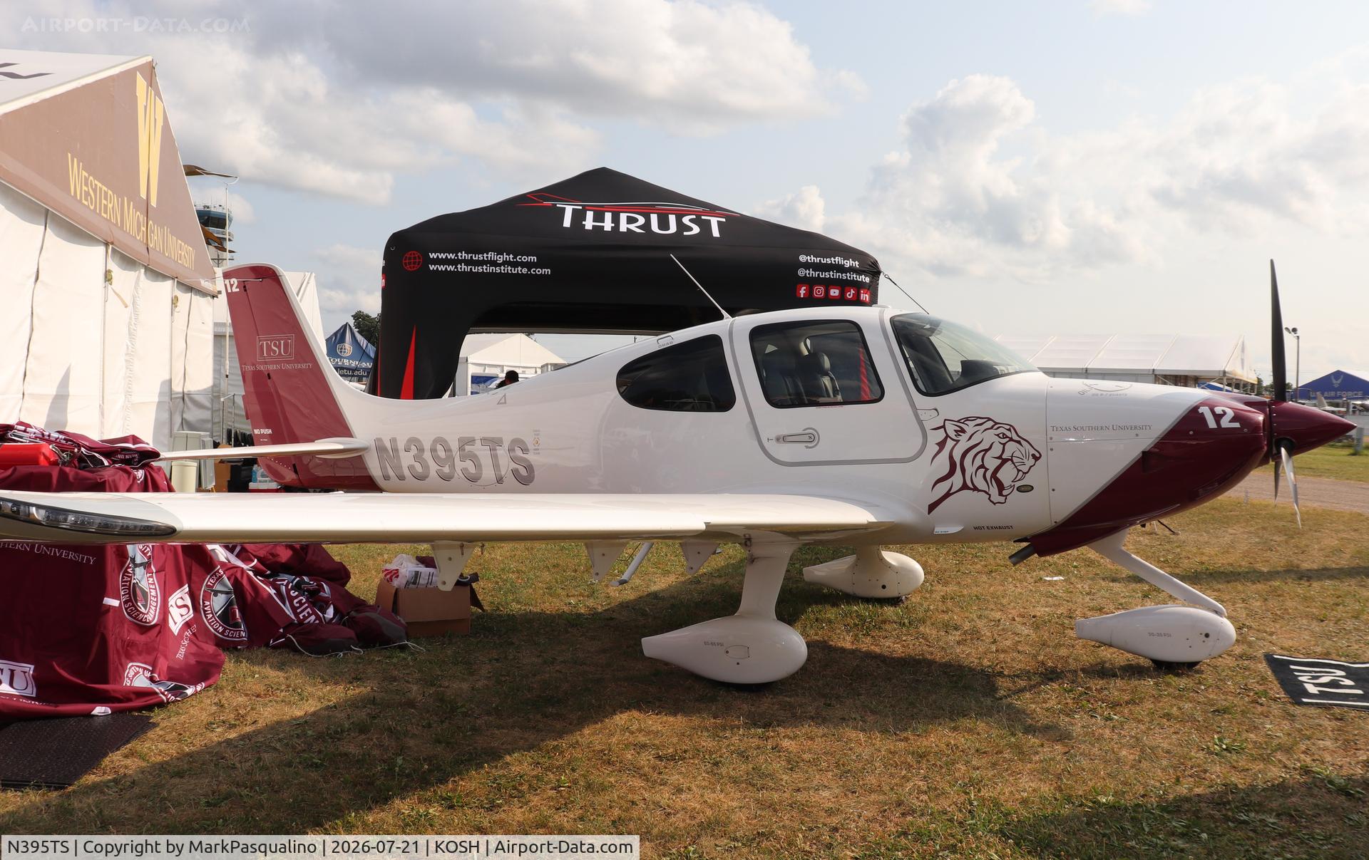 Aircraft N395TS, 2025 Cirrus Design Corp SR20, c/n 11035, Cirrus SR20, at KOSH, photo by MarkPasqualino
