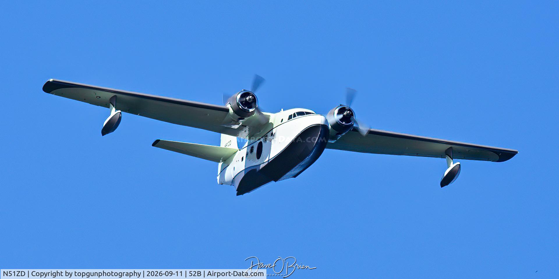 Aircraft N51ZD, 1962 Grumman G-111 (UF-1) Albatross Albatross, c/n 374, Grumman flying at the Greenville International Flyin 26, at 52B, photo by topgunphotography