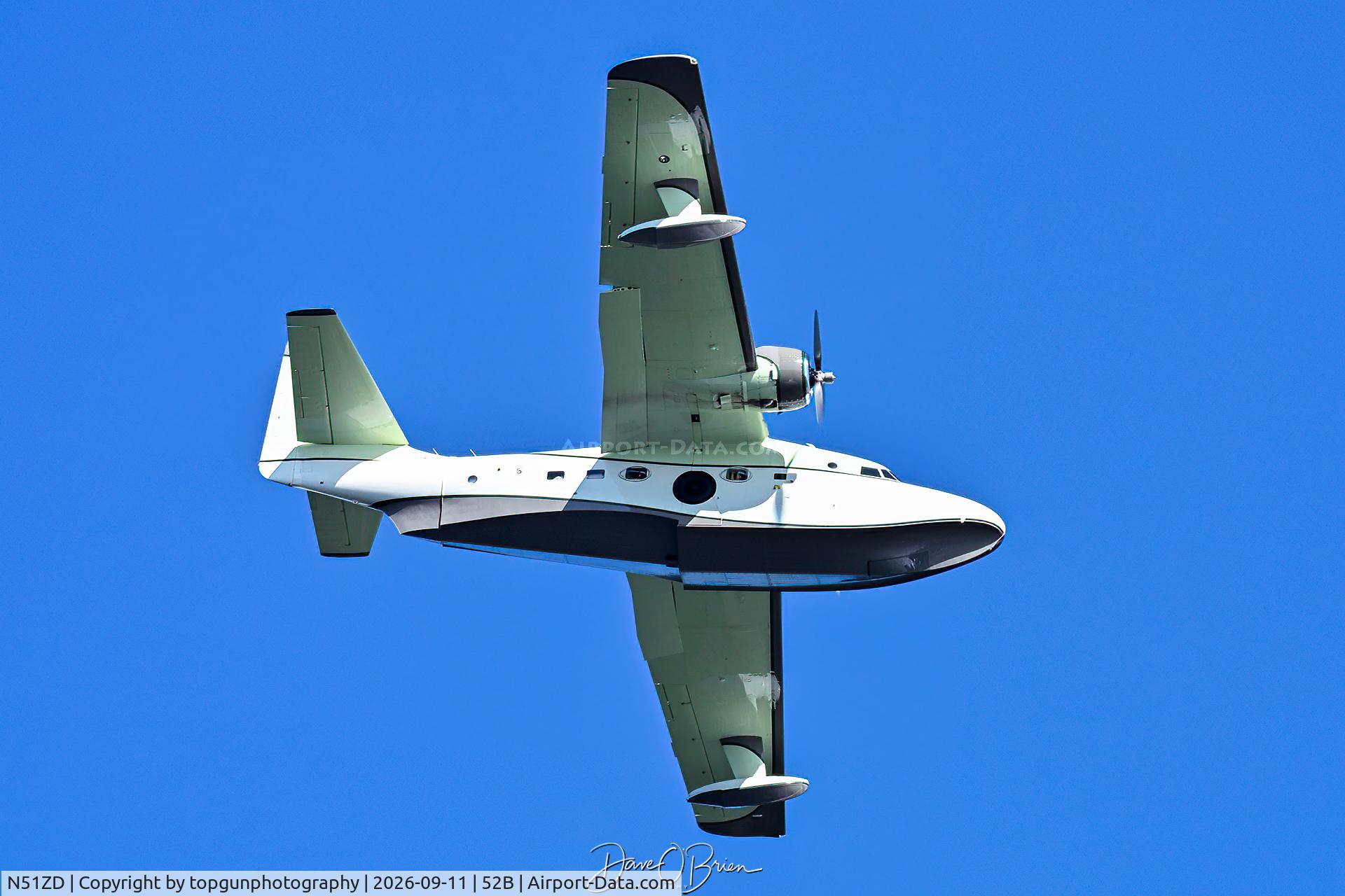 Aircraft N51ZD, 1962 Grumman G-111 (UF-1) Albatross Albatross, c/n 374, Grumman Albatross, at 52B, photo by topgunphotography