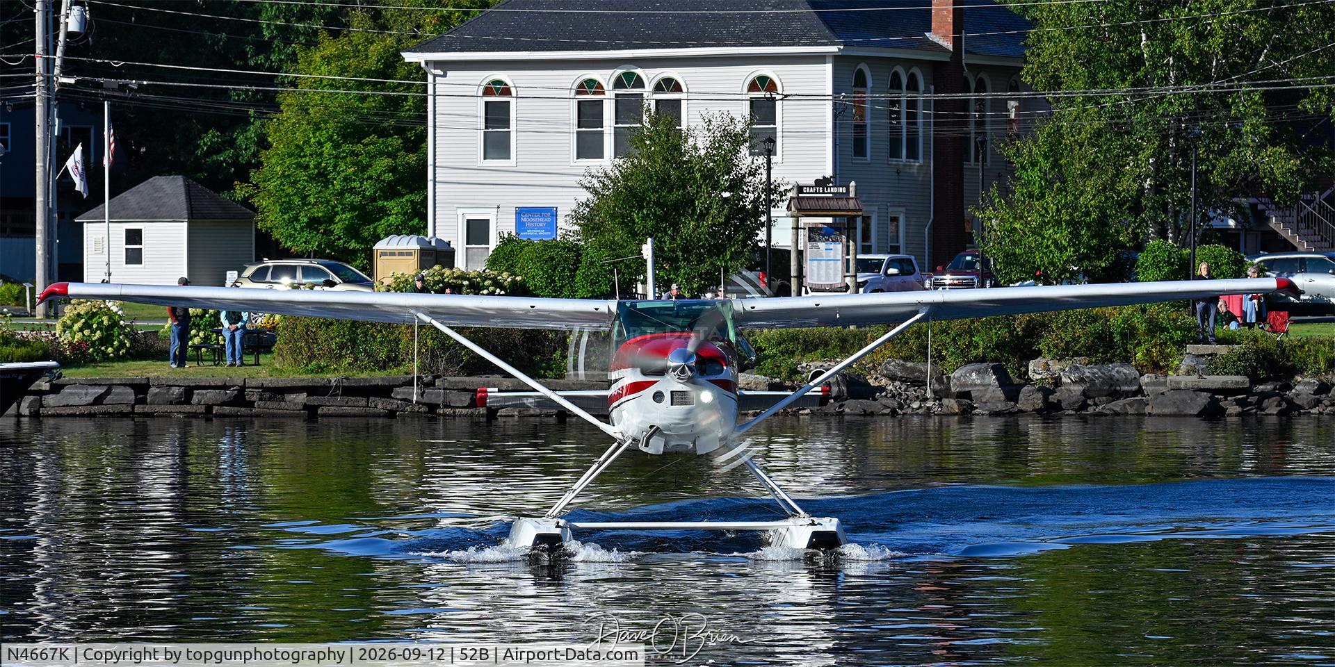 Aircraft N4667K, 1975 Cessna 182P Skylane, c/n 18263668, Greenville Fly in Parade 26, at 52B, photo by topgunphotography