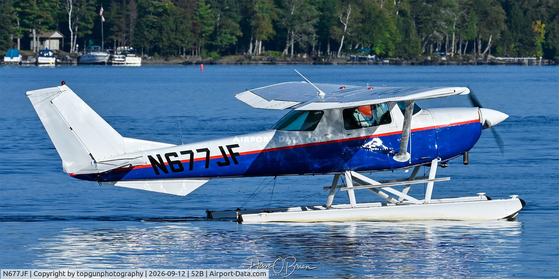 Aircraft N677JF, 1969 Cessna 150J, c/n 15069677, Tossed on some pontoons to show up at Greenville Fly in 26, at 52B, photo by topgunphotography