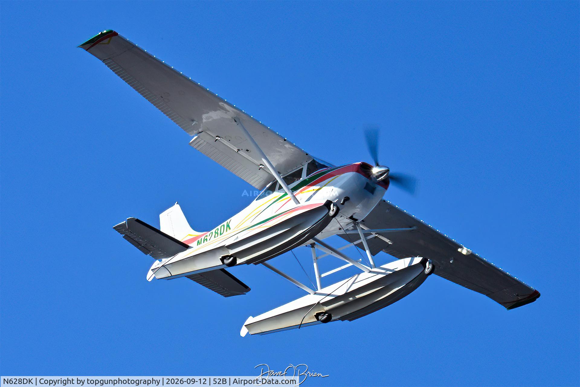 Aircraft N628DK, 1964 Cessna 182G Skylane, c/n 18255786, Greenville Fly in arrival, at 52B, photo by topgunphotography