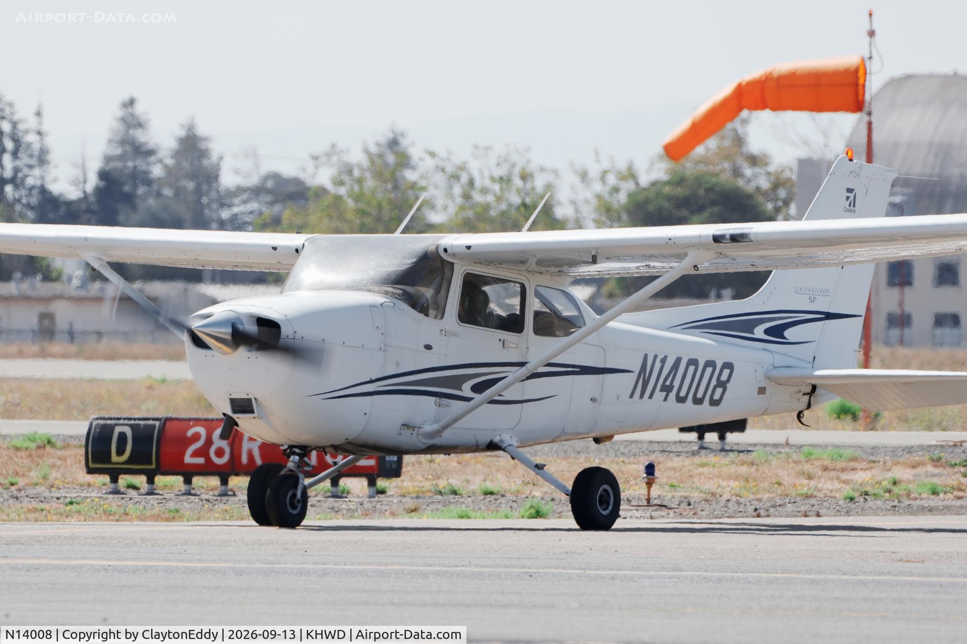 Aircraft N14008, 2005 Cessna 172S, c/n 172S9886, Hayward airport Open House in California 2026, at KHWD, photo by ClaytonEddy