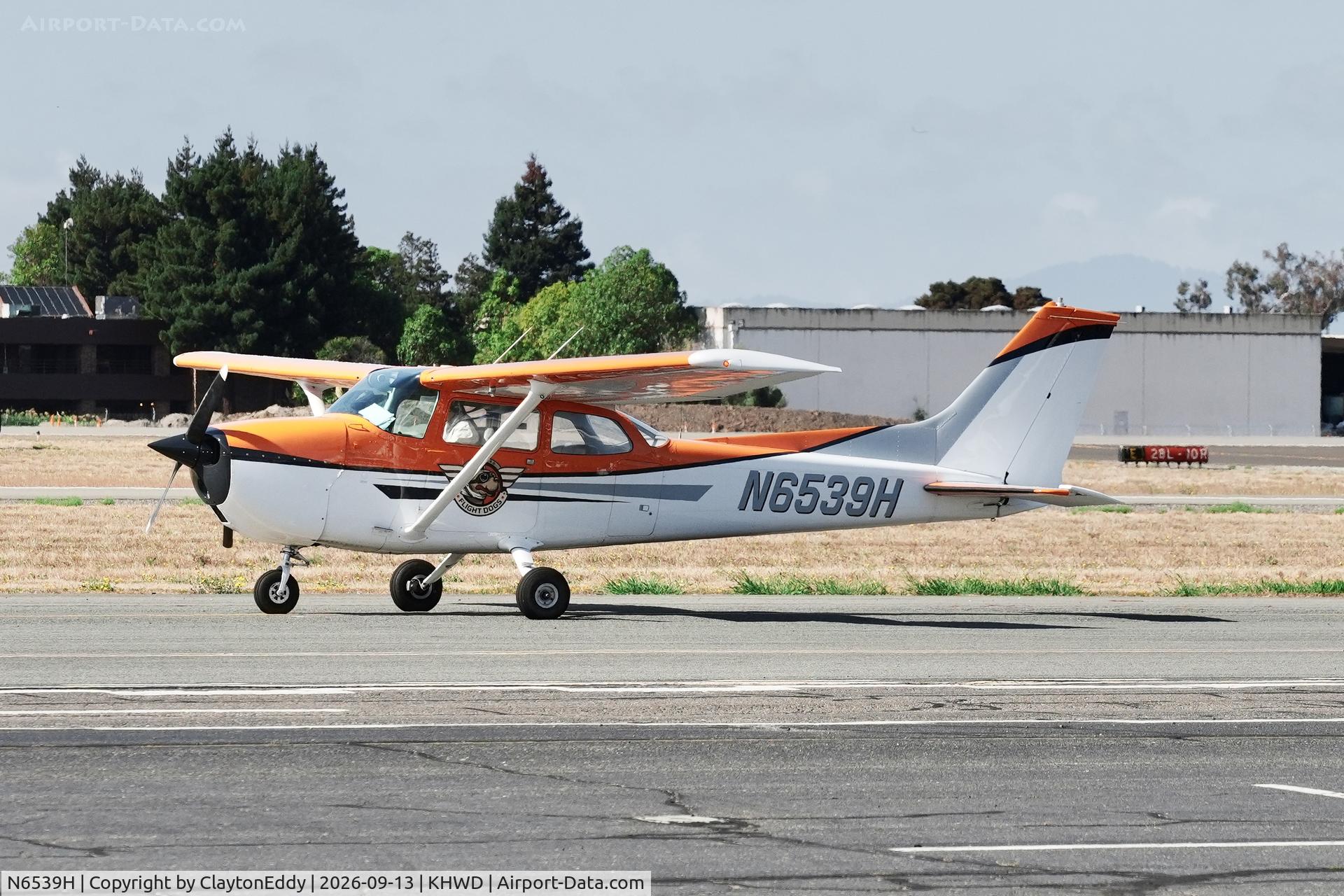Aircraft N6539H, 1975 Cessna 172M, c/n 17265481, Hayward airport Open House in California 2026., at KHWD, photo by ClaytonEddy