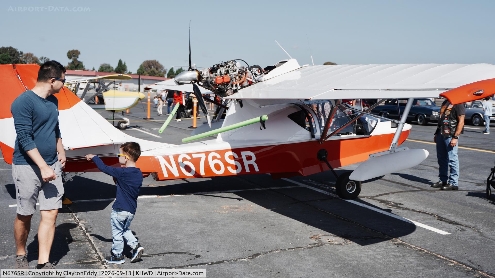 Aircraft N676SR, 2021 Progressive Aerodyne Inc SeaRey, c/n 1LK621C, Hayward airport Open House in California 2026, at KHWD, photo by ClaytonEddy