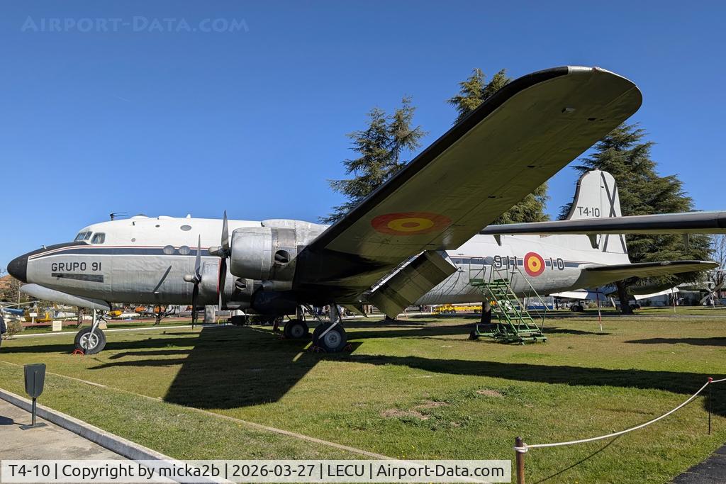 Aircraft T4-10, 1944 Douglas C-54A Skymaster, c/n 10366, Preserved, at LECU, photo by micka2b
