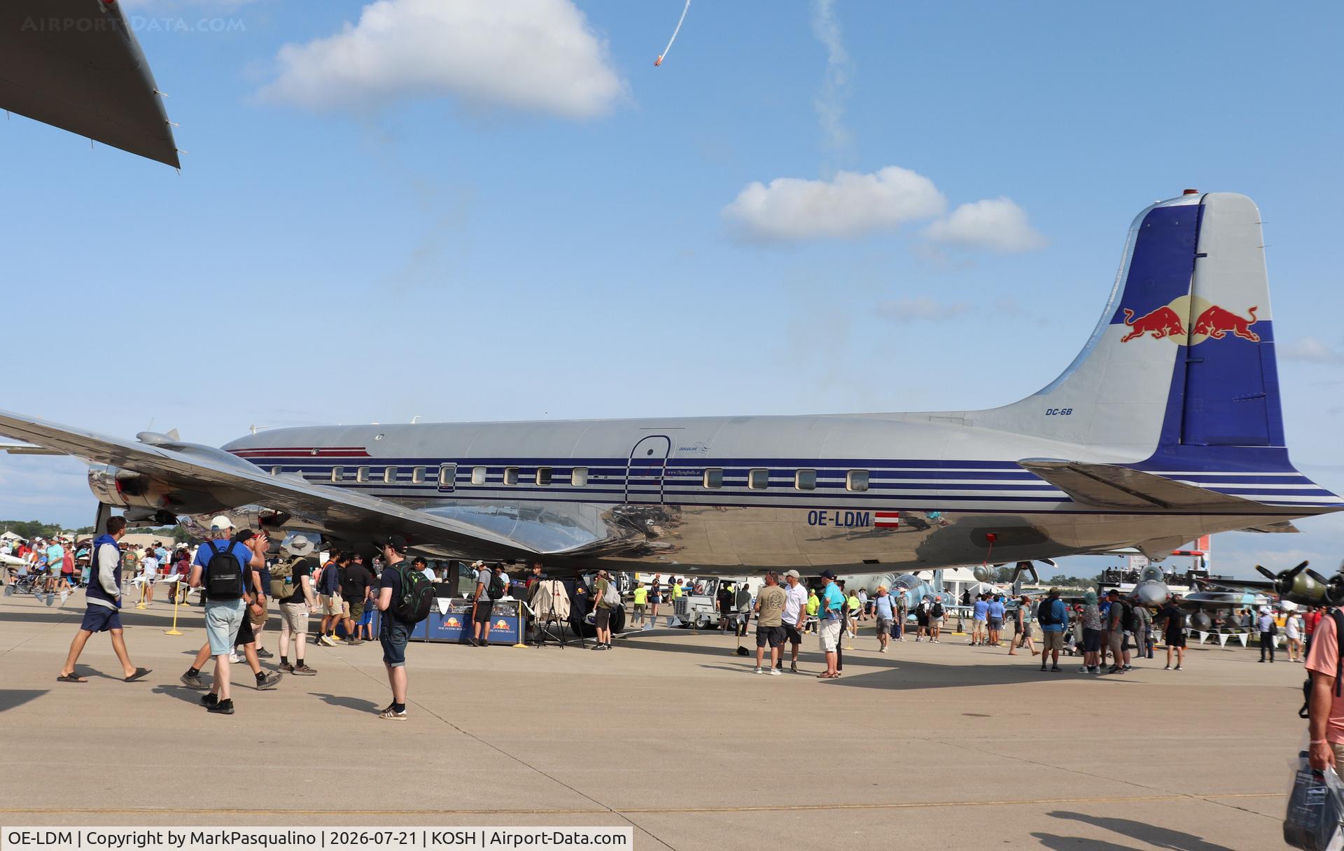 Aircraft OE-LDM, 1958 Douglas DC-6B, c/n 45563 l/n 1034, Douglas DC-6B, at KOSH, photo by MarkPasqualino