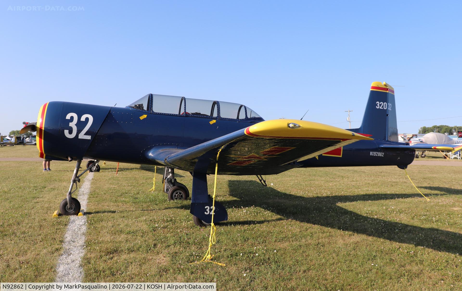 Aircraft N92862, 1965 Nanchang CJ-6, c/n 1232032, Nanchang CJ-6, at KOSH, photo by MarkPasqualino