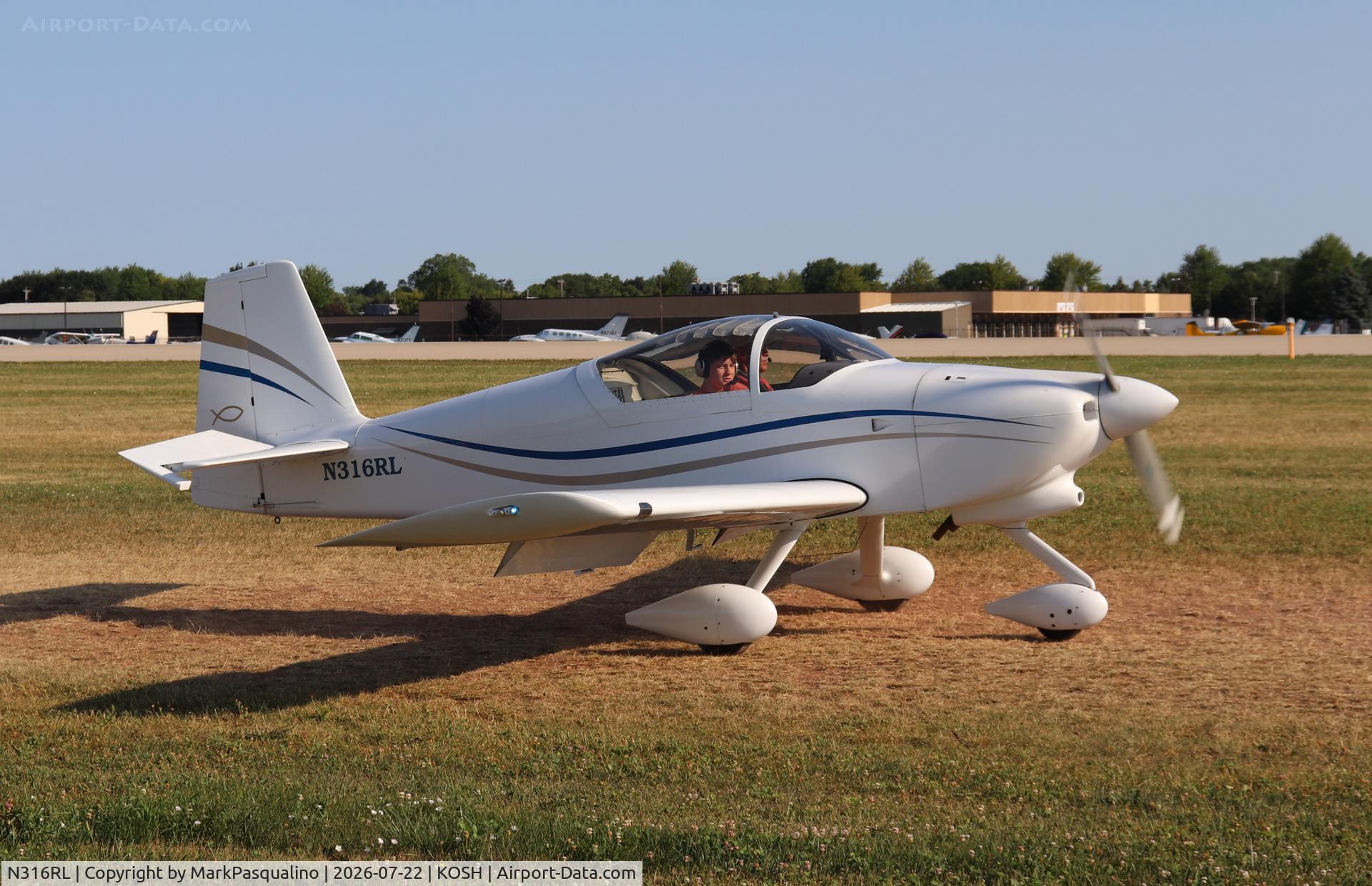 Aircraft N316RL, 2005 Vans RV-6A, c/n 25826, Vans RV-6A, at KOSH, photo by MarkPasqualino