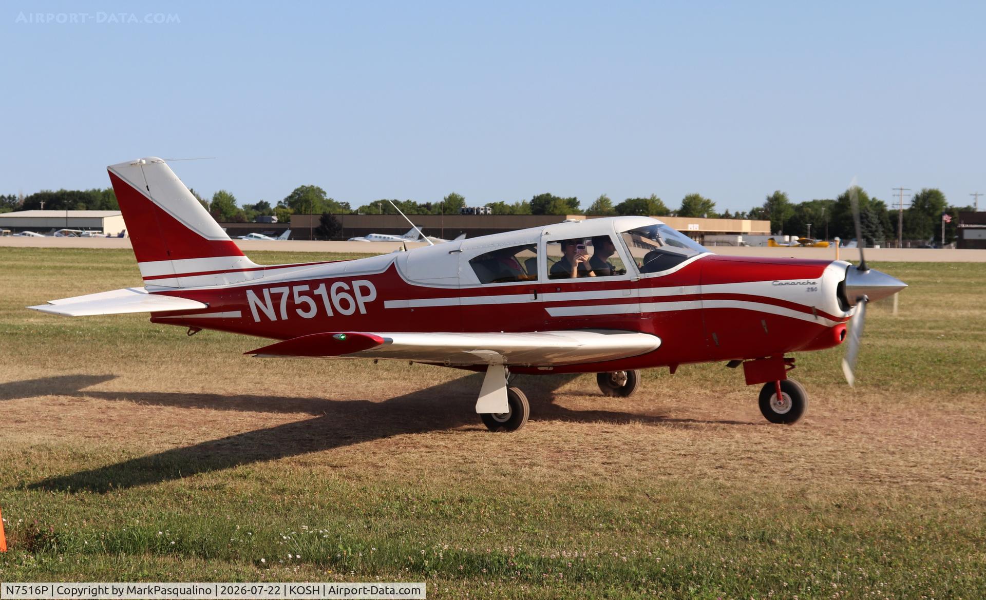 Aircraft N7516P, 1961 Piper PA-24-250 Comanche, c/n 24-2717, Piper PA-24-250, at KOSH, photo by MarkPasqualino