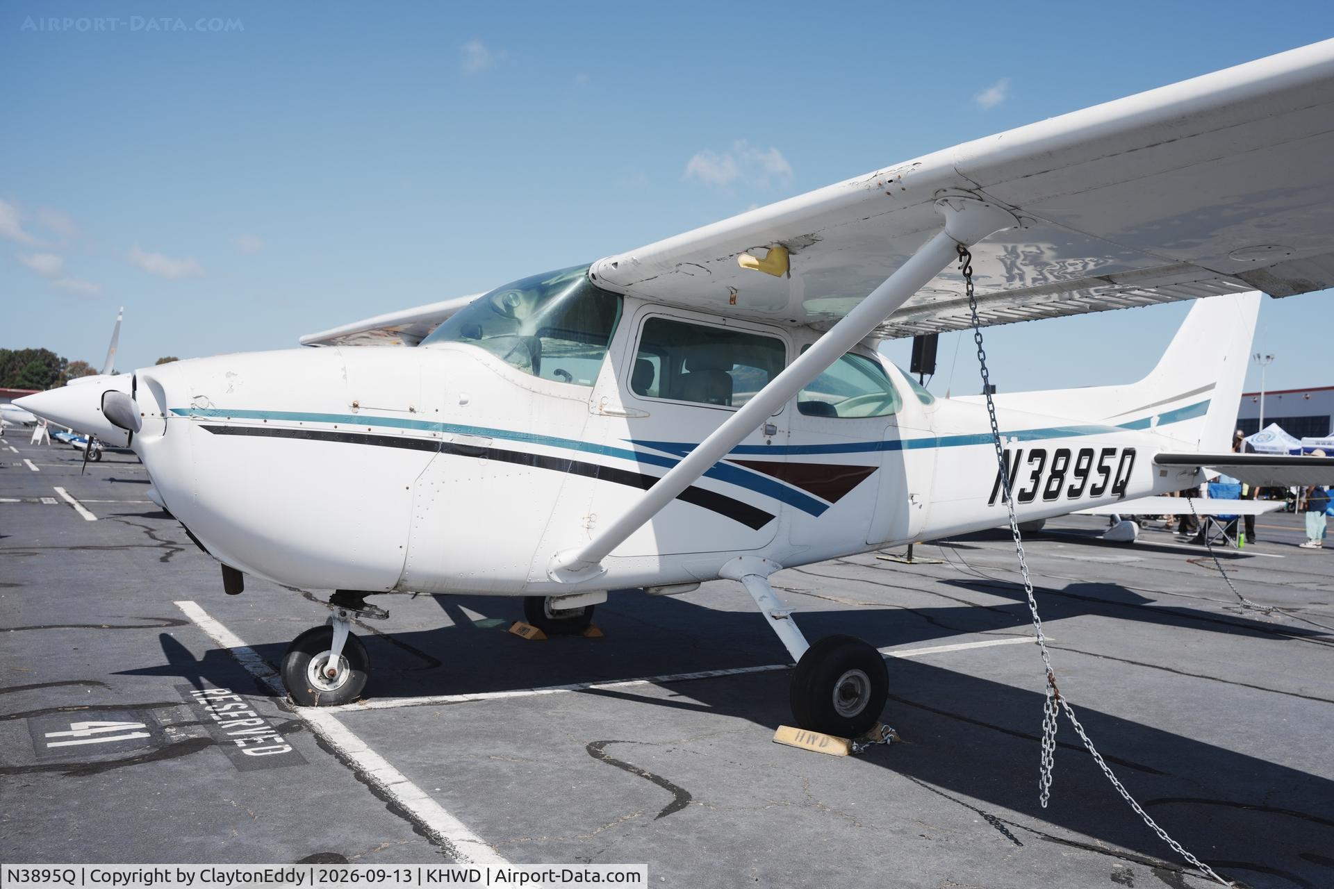 Aircraft N3895Q, 1972 Cessna 172L, c/n 17259995, Hayward airport Open House in California 2026., at KHWD, photo by ClaytonEddy