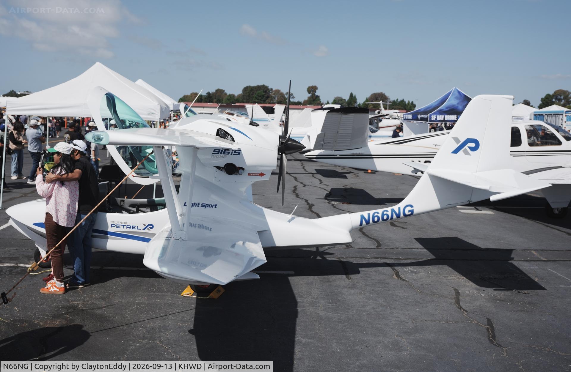 Aircraft N66NG, SCODA AERONAUTICA LTDA SUPER PETREL XP, c/n S0415, Hayward airport Open House in California 2026, at KHWD, photo by ClaytonEddy