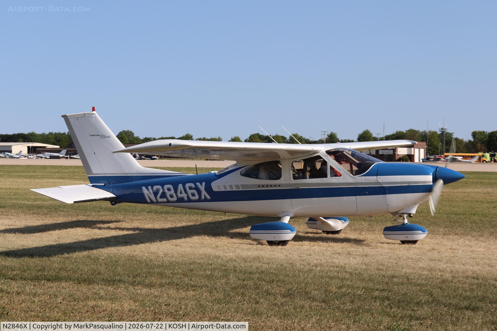 Aircraft N2846X, 1967 Cessna 177 Cardinal, c/n 17700246, Cessna 177, at KOSH, photo by MarkPasqualino