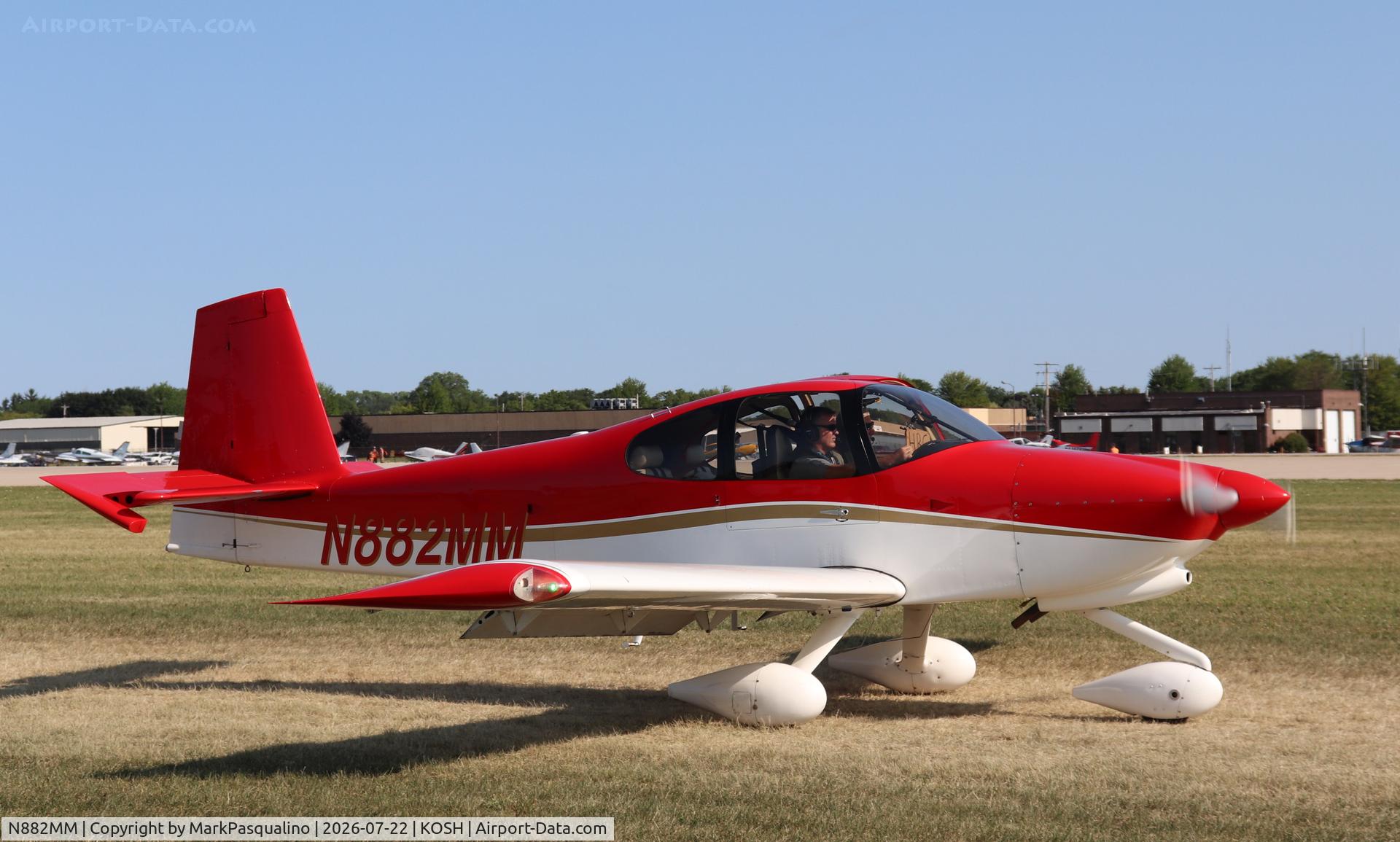 Aircraft N882MM, 2017 Vans RV-10, c/n 41692, Vans RV-10, at KOSH, photo by MarkPasqualino