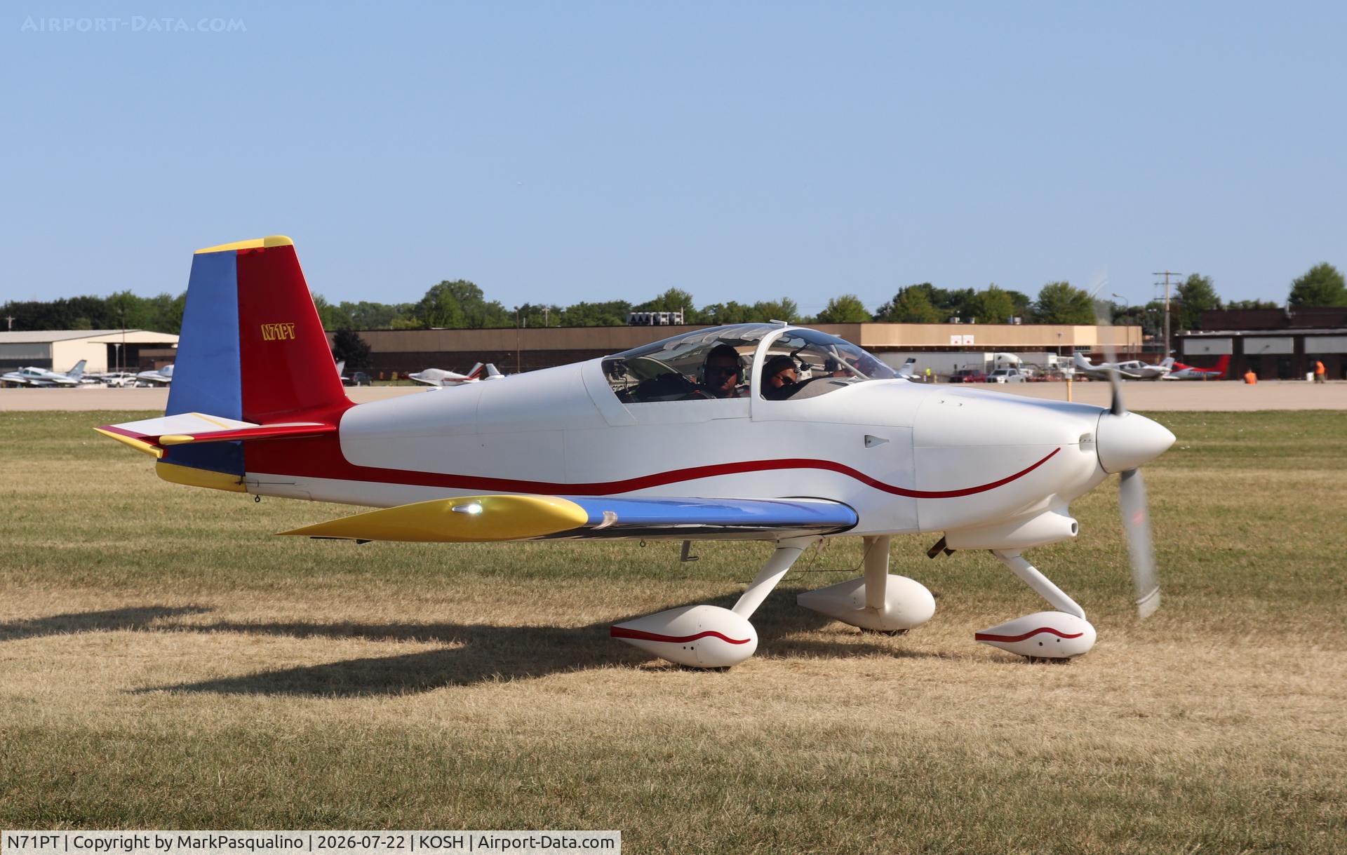 Aircraft N71PT, 2003 Vans RV-7A, c/n 002, Vans RV-7A, at KOSH, photo by MarkPasqualino