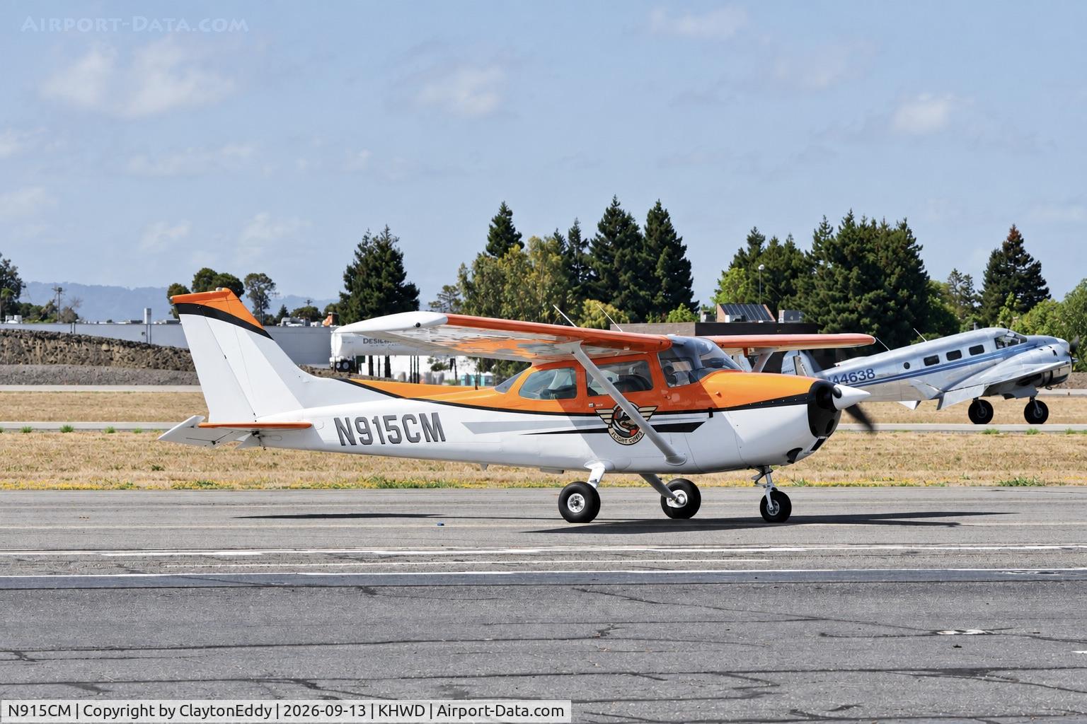 Aircraft N915CM, 1972 Cessna 172M, c/n 17261229, Plane rides Hayward airport Open House in California 2026, at KHWD, photo by ClaytonEddy