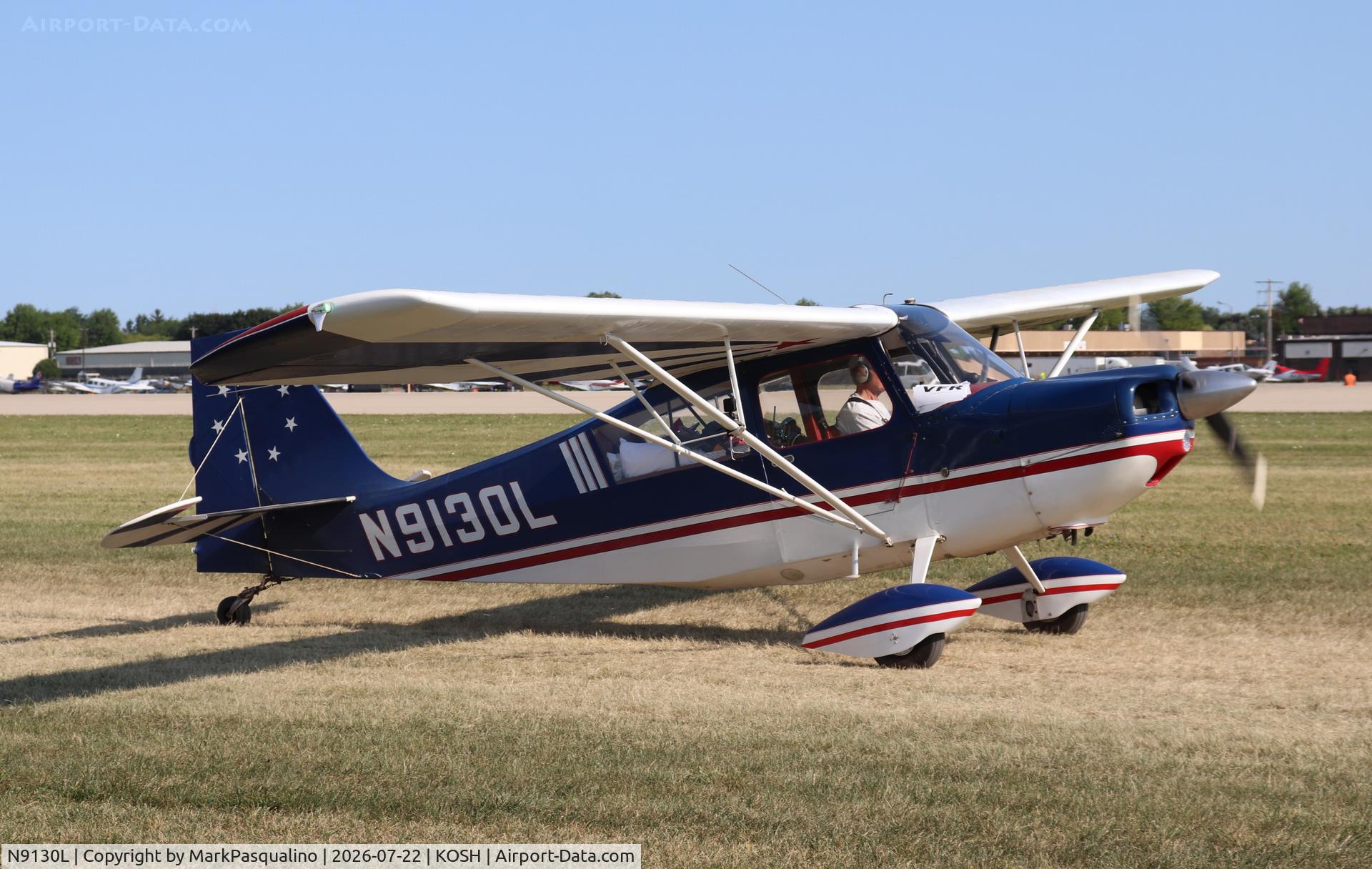 Aircraft N9130L, 1970 Champion 7ECA Citabria, c/n 805-71, Champion 7ECA, at KOSH, photo by MarkPasqualino