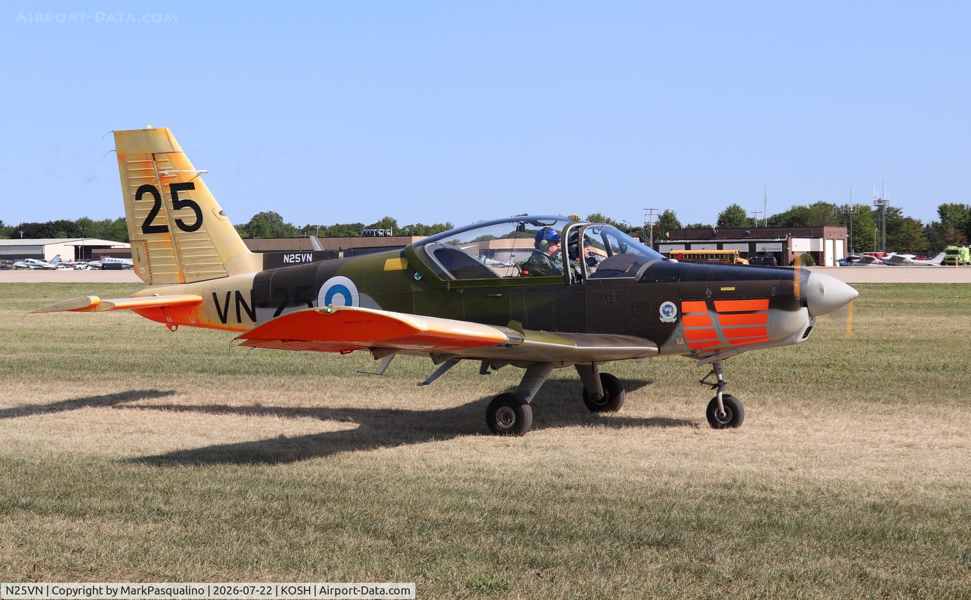 Aircraft N25VN, 1982 Valmet OY L70 Vinka, c/n 25, Valmet OY L70 Vinka, at KOSH, photo by MarkPasqualino
