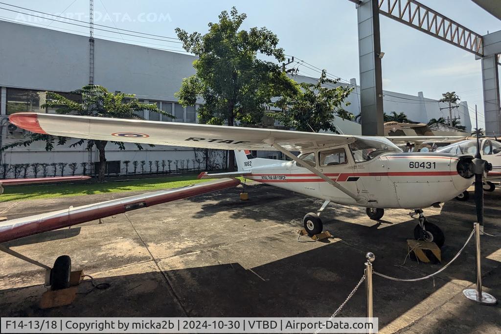 Aircraft F14-13/18, 1972 Cessna T-41D Mescalero, c/n R172-0550, Preserved, at VTBD, photo by micka2b