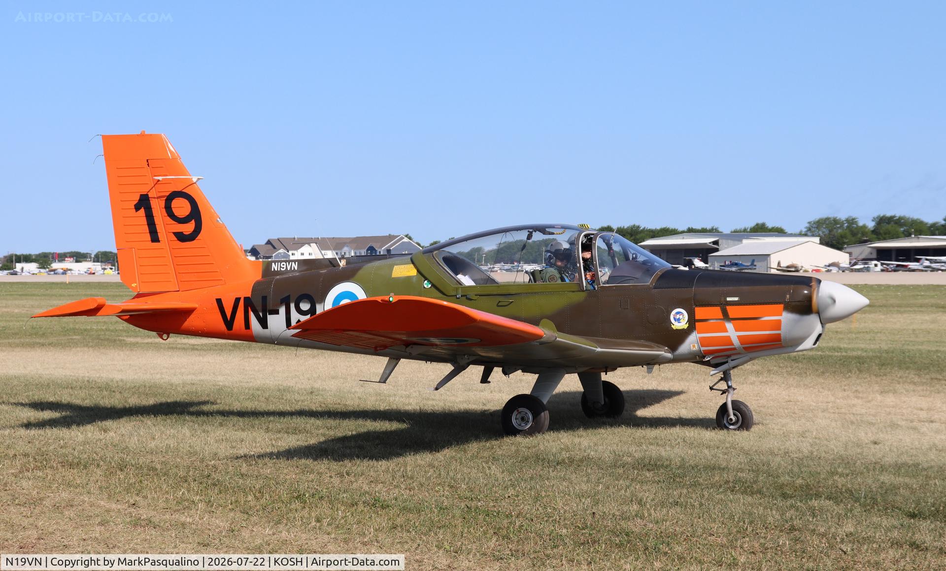 Aircraft N19VN, 1982 Valmet OY L70 Vinka, c/n 19, Valmet OY L70 Vinka, at KOSH, photo by MarkPasqualino
