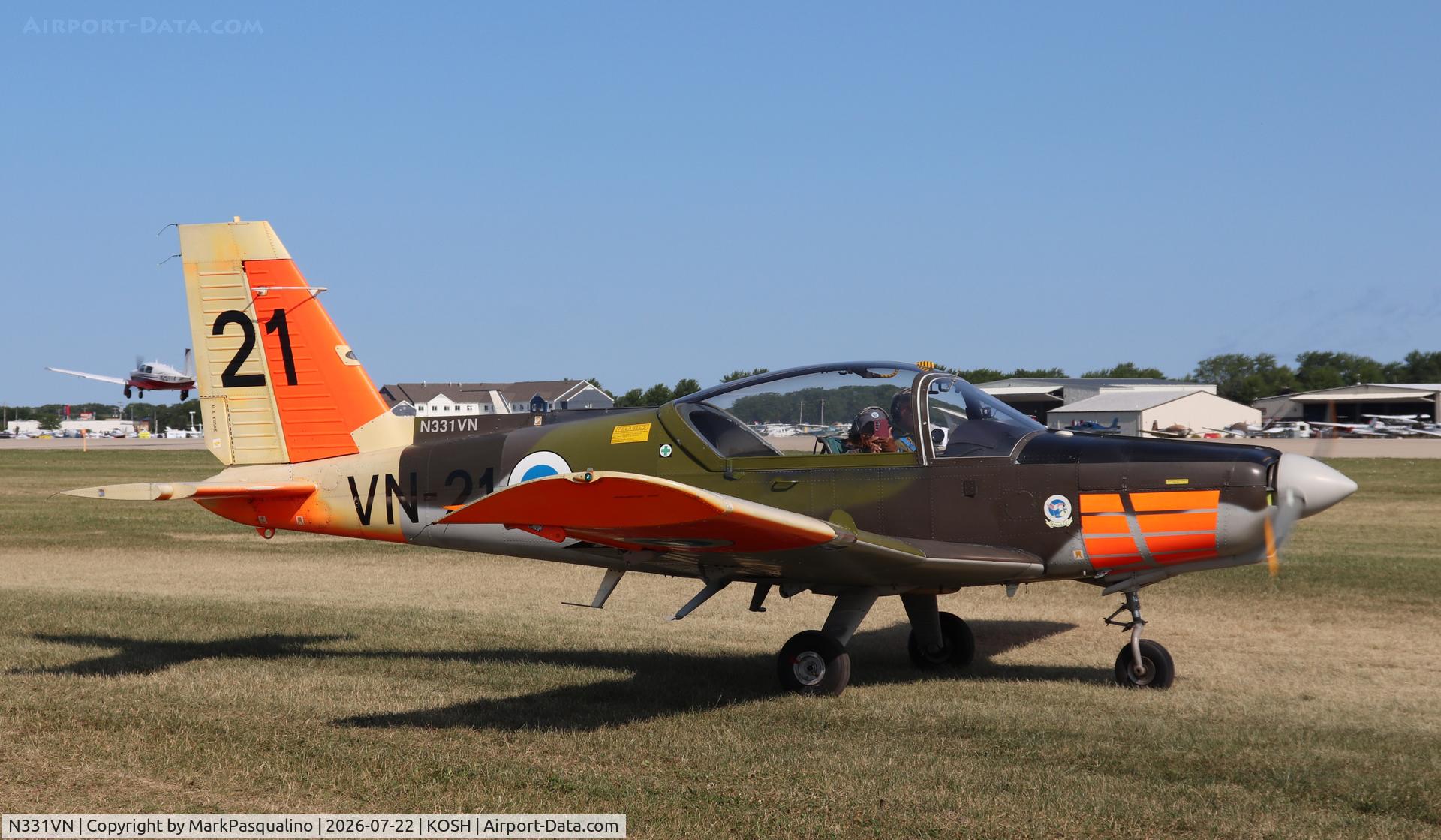 Aircraft N331VN, 1982 Valmet OY L70 Vinka, c/n 21, Valmet OY L70 Vinka, at KOSH, photo by MarkPasqualino