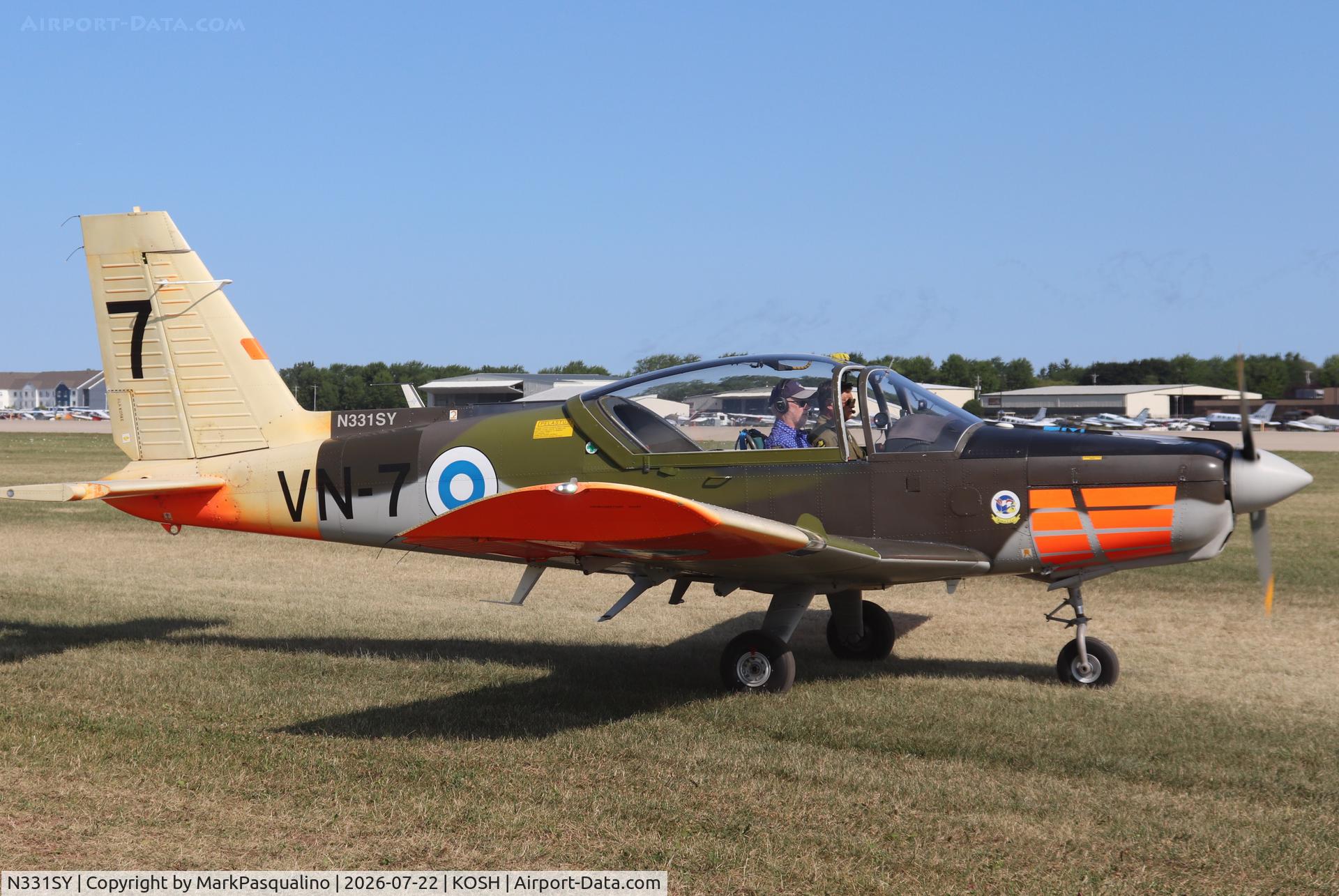Aircraft N331SY, 1980 Valmet OY L70 Vinka, c/n 7, Valmet OY L70 Vinka, at KOSH, photo by MarkPasqualino