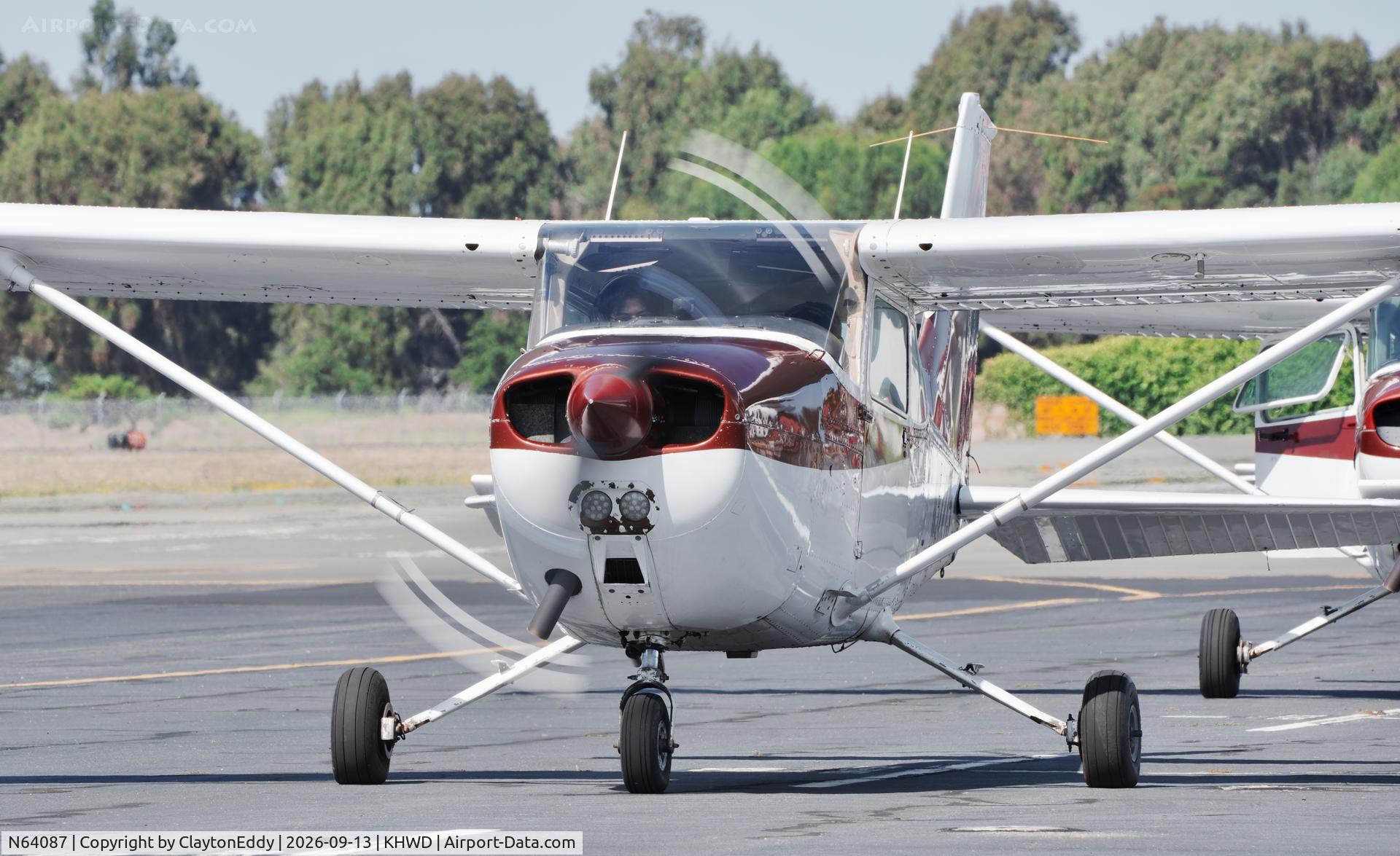 Aircraft N64087, 1981 Cessna 172P, c/n 17275519, Plane rides. Hayward airport Open House in California 2026., at KHWD, photo by ClaytonEddy