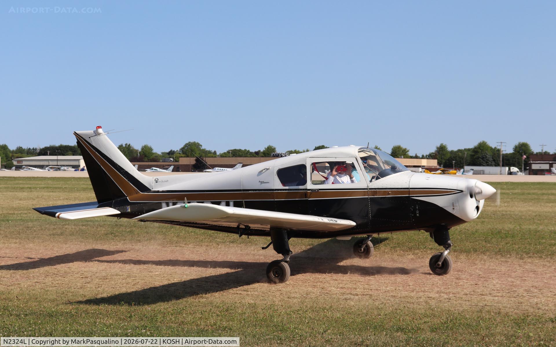 Aircraft N2324L, 1963 Beech 23 Musketeer, c/n M-150, Beech 23, at KOSH, photo by MarkPasqualino