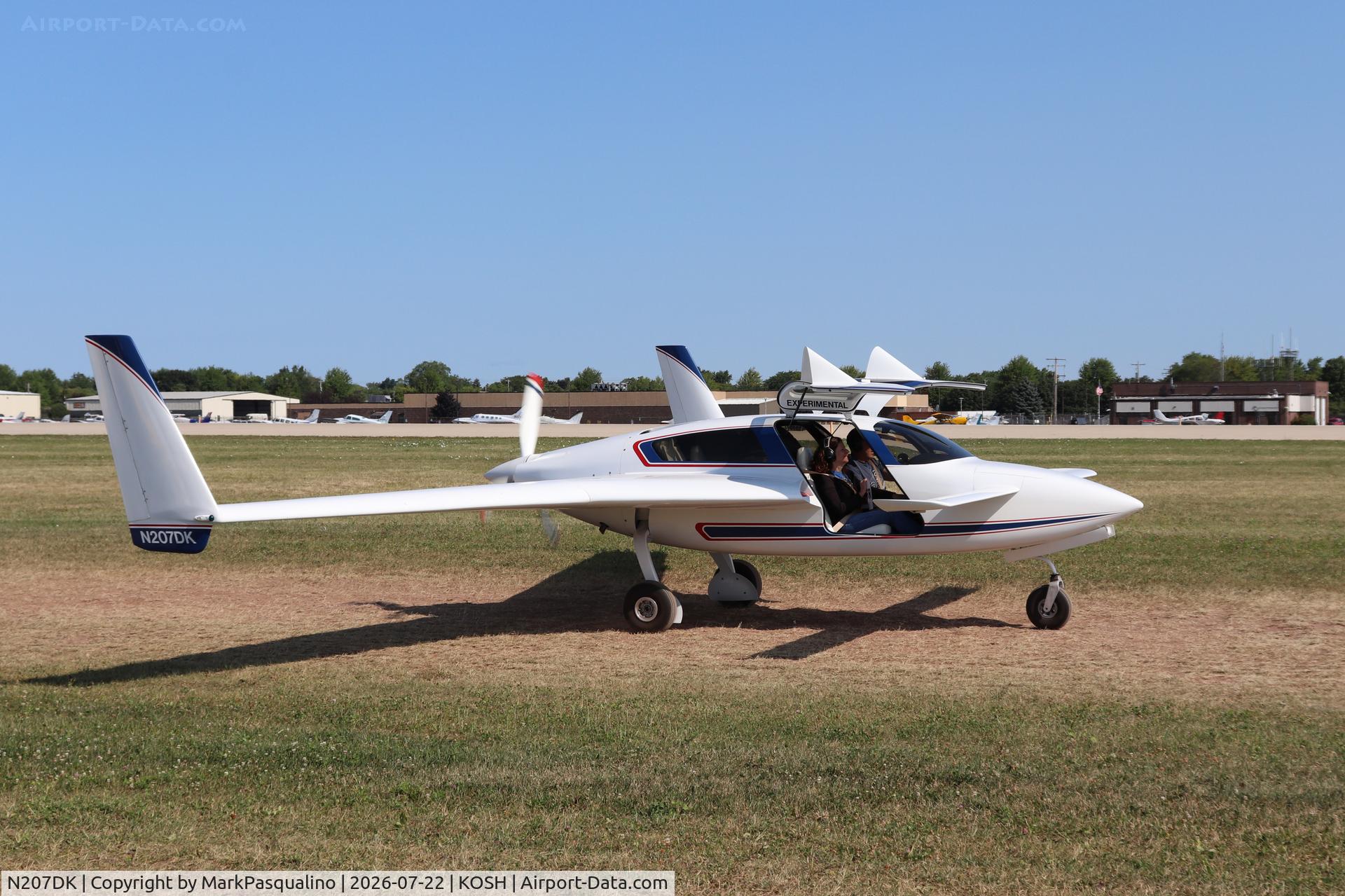 Aircraft N207DK, 2007 Velocity Velocity XL RG, c/n 3RX109, Velocity XL RG, at KOSH, photo by MarkPasqualino
