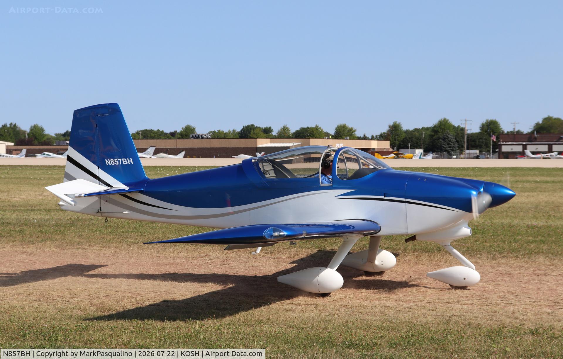 Aircraft N857BH, 2007 Vans RV-7A, c/n 70172, Vans RV-7A, at KOSH, photo by MarkPasqualino