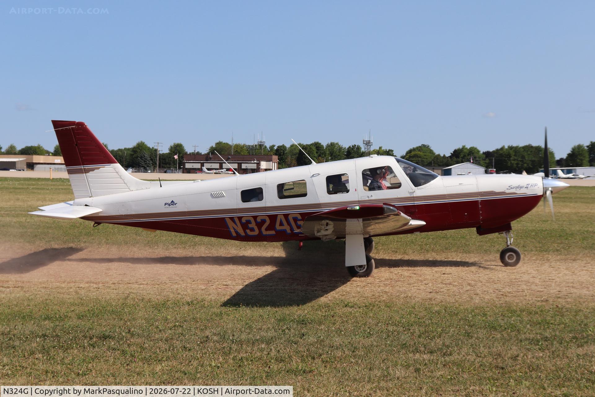 Aircraft N324G, 1995 Piper PA-32R-301 Saratoga SP, c/n 3246003, Piper PA-32R-301, at KOSH, photo by MarkPasqualino