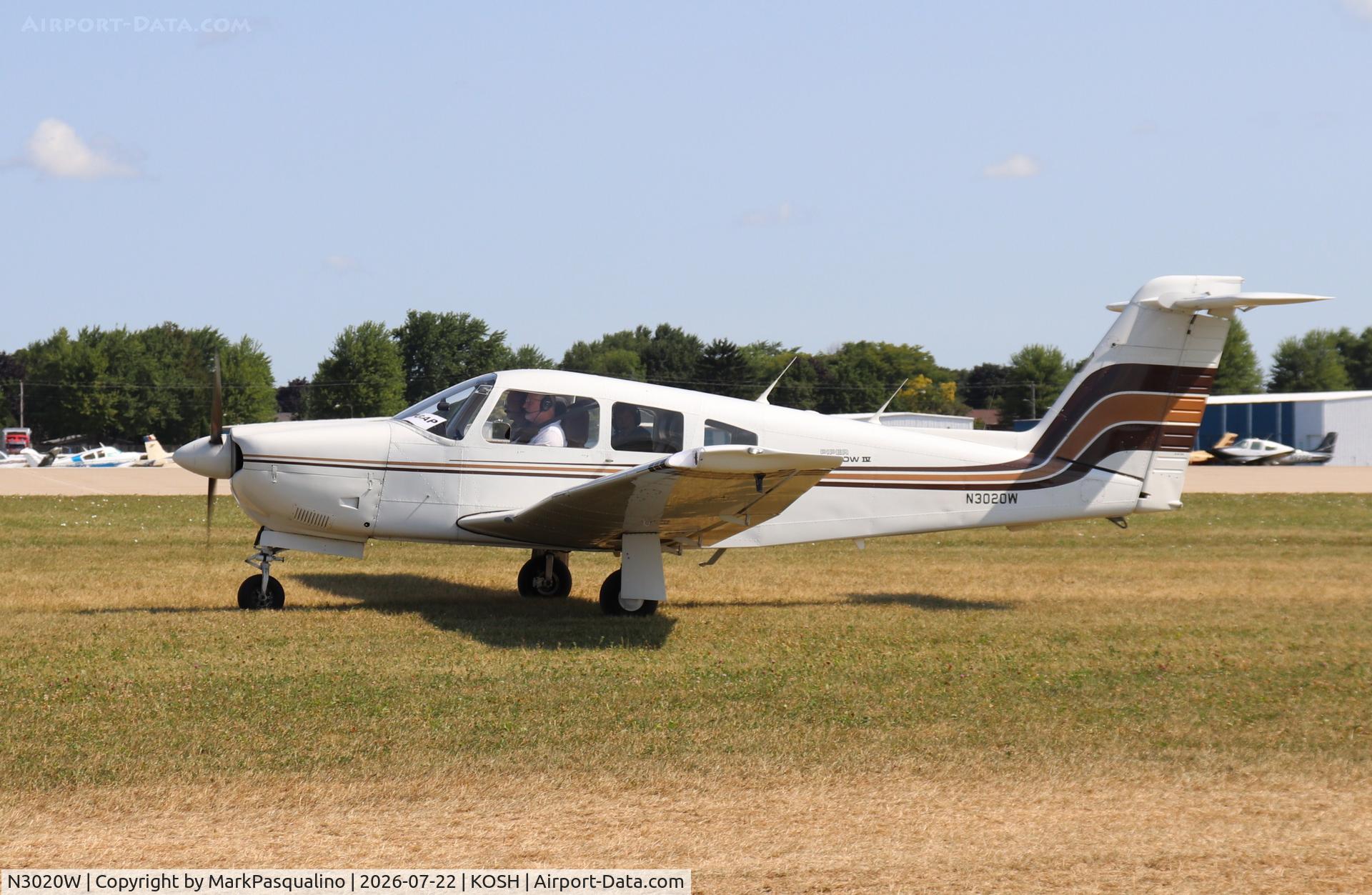 Aircraft N3020W, 1979 Piper PA-28RT-201 Arrow IV, c/n 28R-7918087, Piper PA-28RT-201, at KOSH, photo by MarkPasqualino