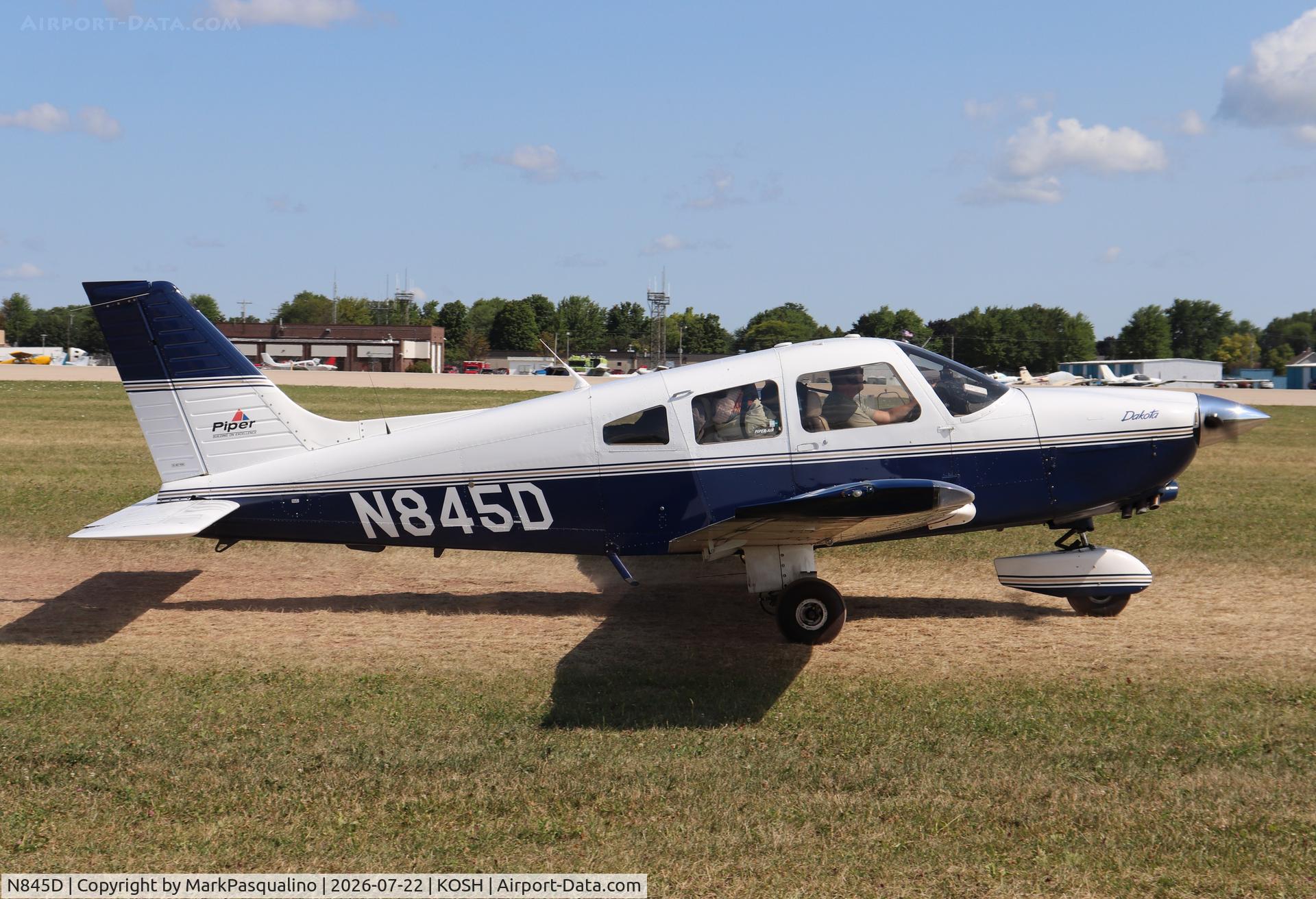 Aircraft N845D, 1982 Piper PA-28-236 Dakota, c/n 28-8211029, Piper PA-28-236, at KOSH, photo by MarkPasqualino