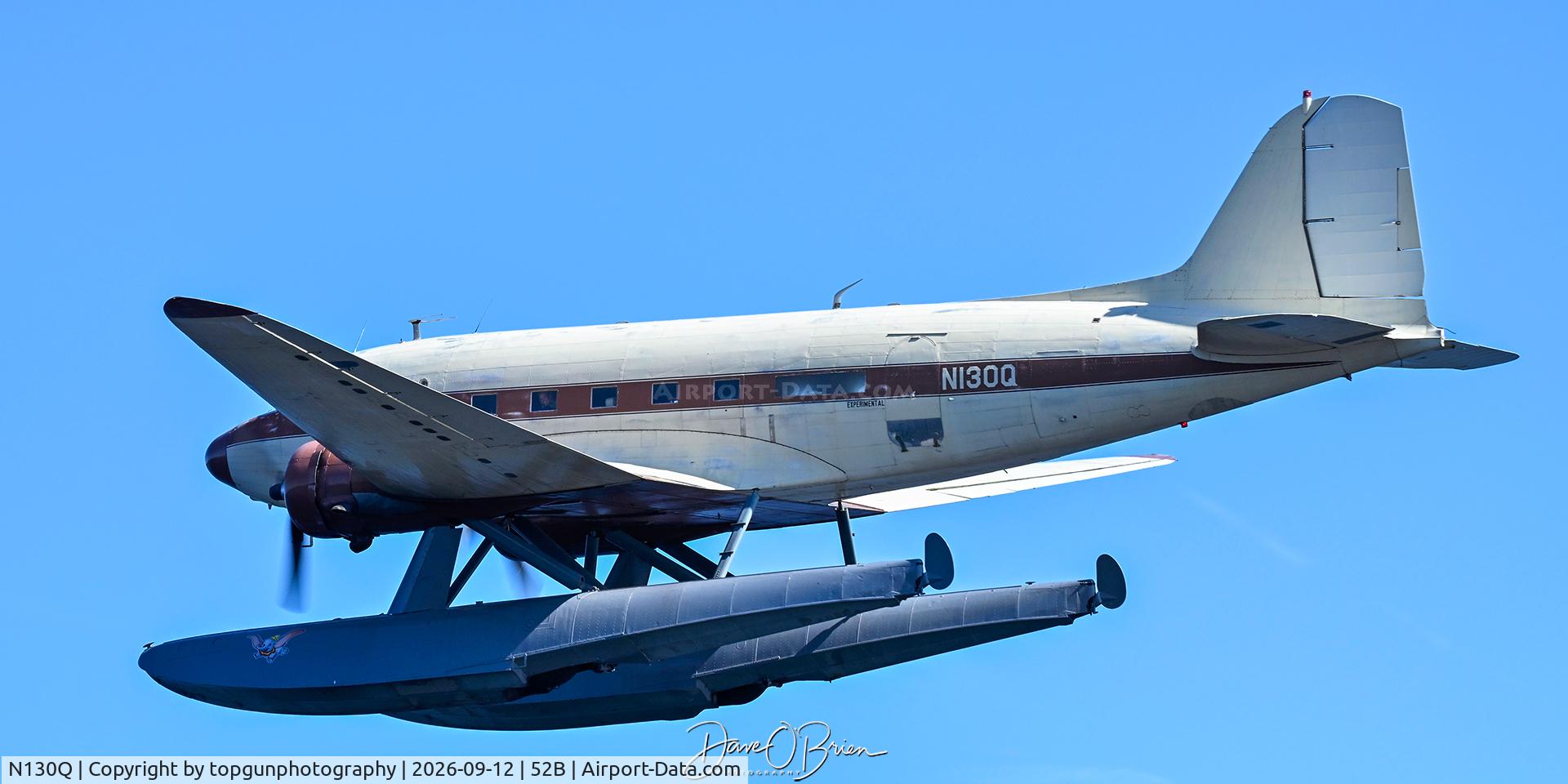 Aircraft N130Q, 1943 Douglas DC-3-G202A Skytrooper, c/n 11761, Greenville Fly in 2026, at 52B, photo by topgunphotography
