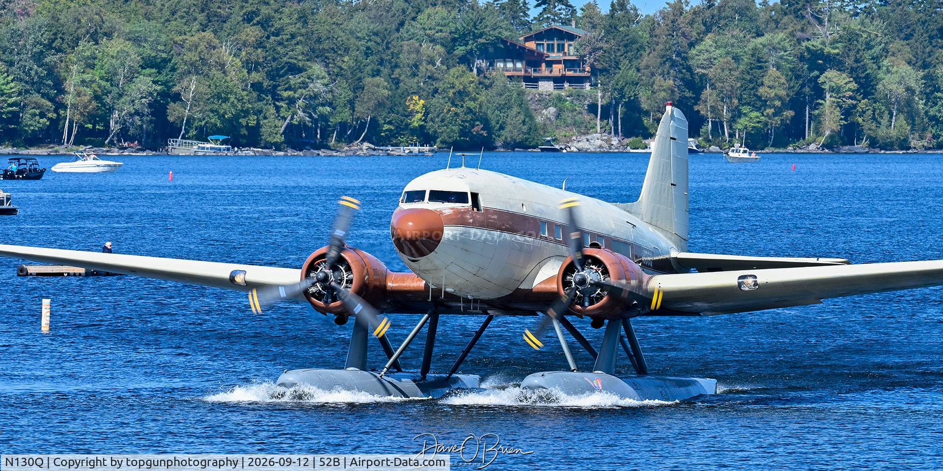 Aircraft N130Q, 1943 Douglas DC-3-G202A Skytrooper, c/n 11761, Greenville Fly in 2026, at 52B, photo by topgunphotography