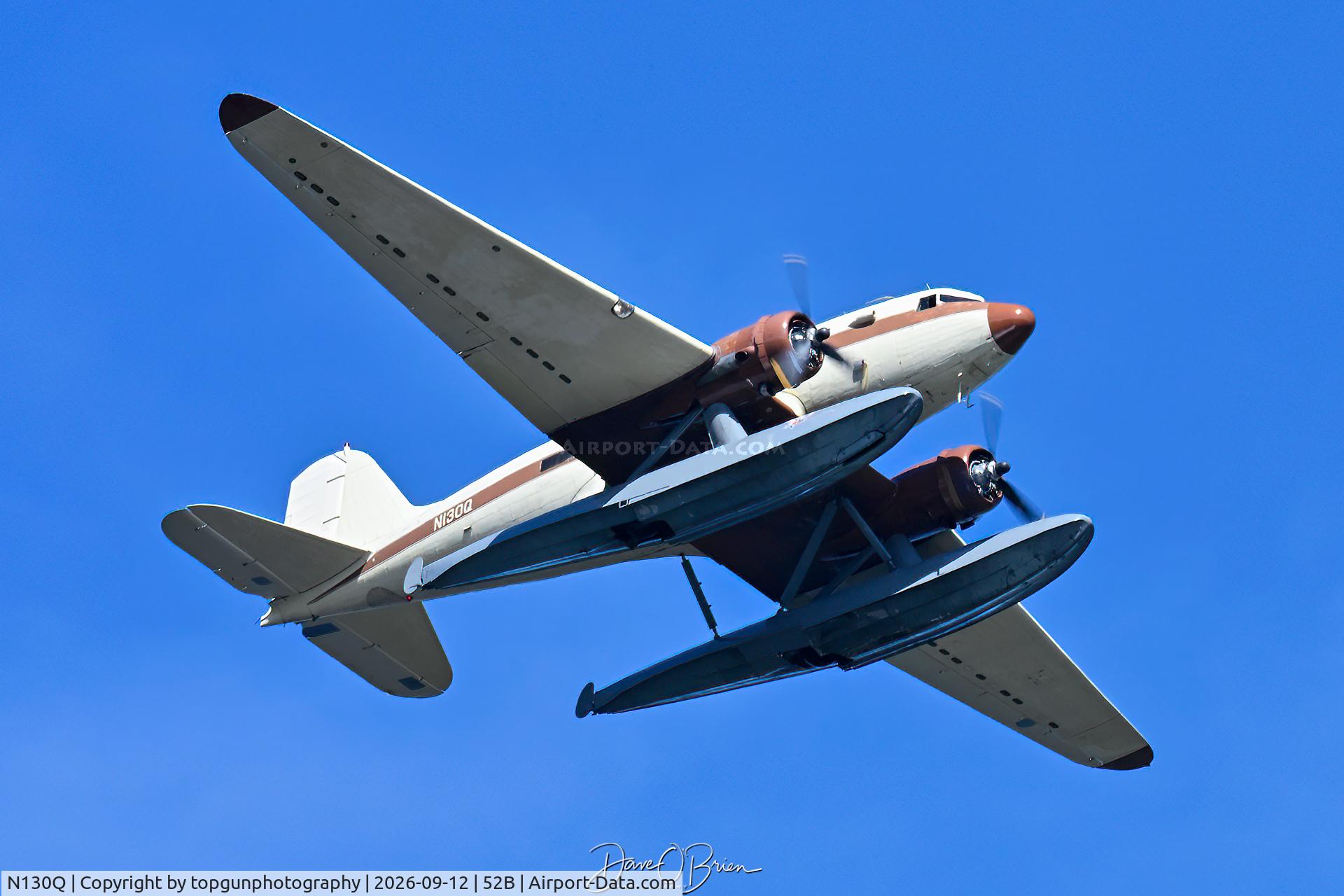 Aircraft N130Q, 1943 Douglas DC-3-G202A Skytrooper, c/n 11761, Greenville Fly in 2026, at 52B, photo by topgunphotography