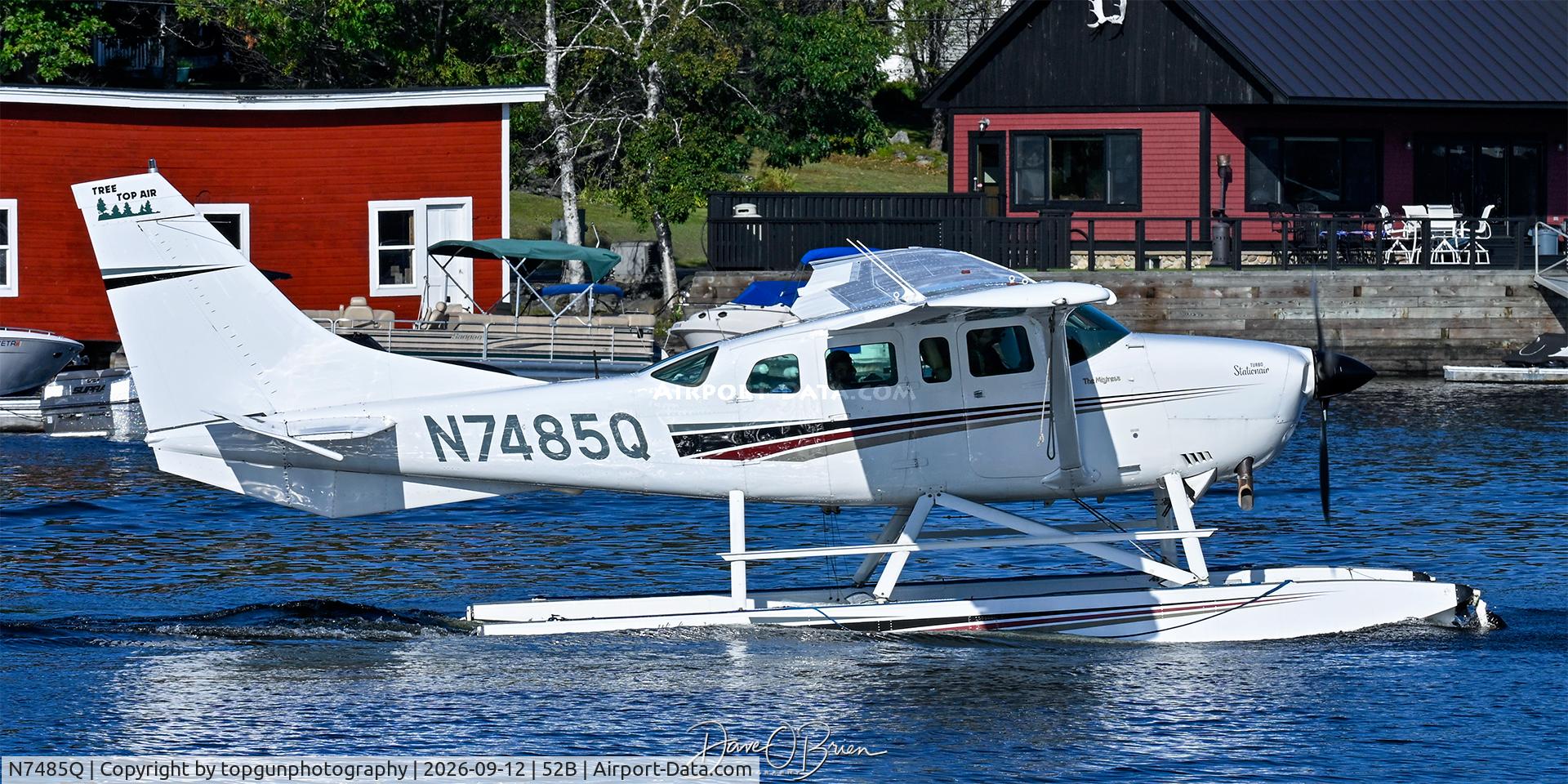 Aircraft N7485Q, 1973 Cessna TU206F Turbo Stationair, c/n U20602220, Greenville Fly in parade 26, at 52B, photo by topgunphotography