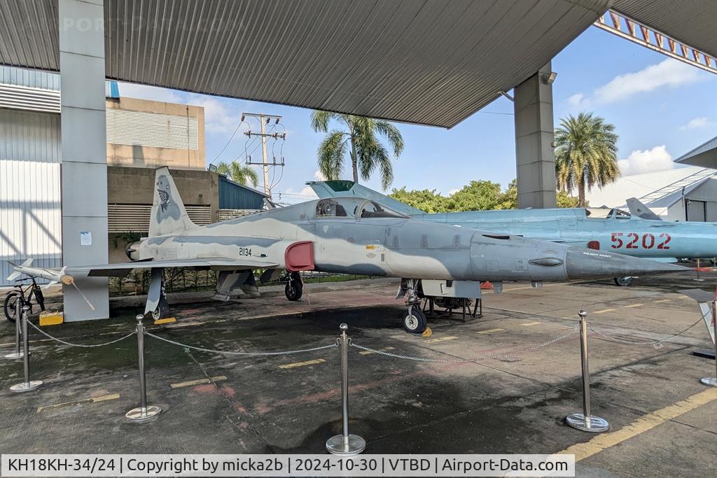 Aircraft KH18KH-34/24, Northrop F-5T Tigris, c/n TU.1017, Preserved, at VTBD, photo by micka2b