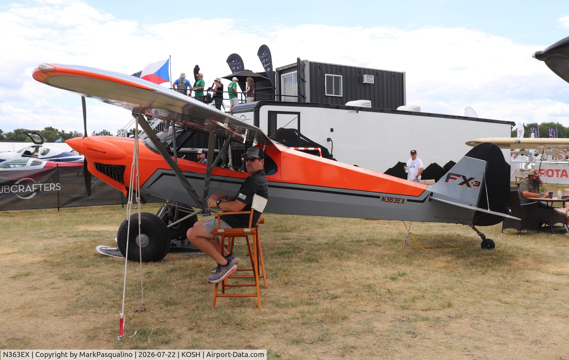 Aircraft N363EX, 2017 Cub Crafters CCX-2000, c/n CCX-2000-0001, Cub Crafters CCX-2000, at KOSH, photo by MarkPasqualino