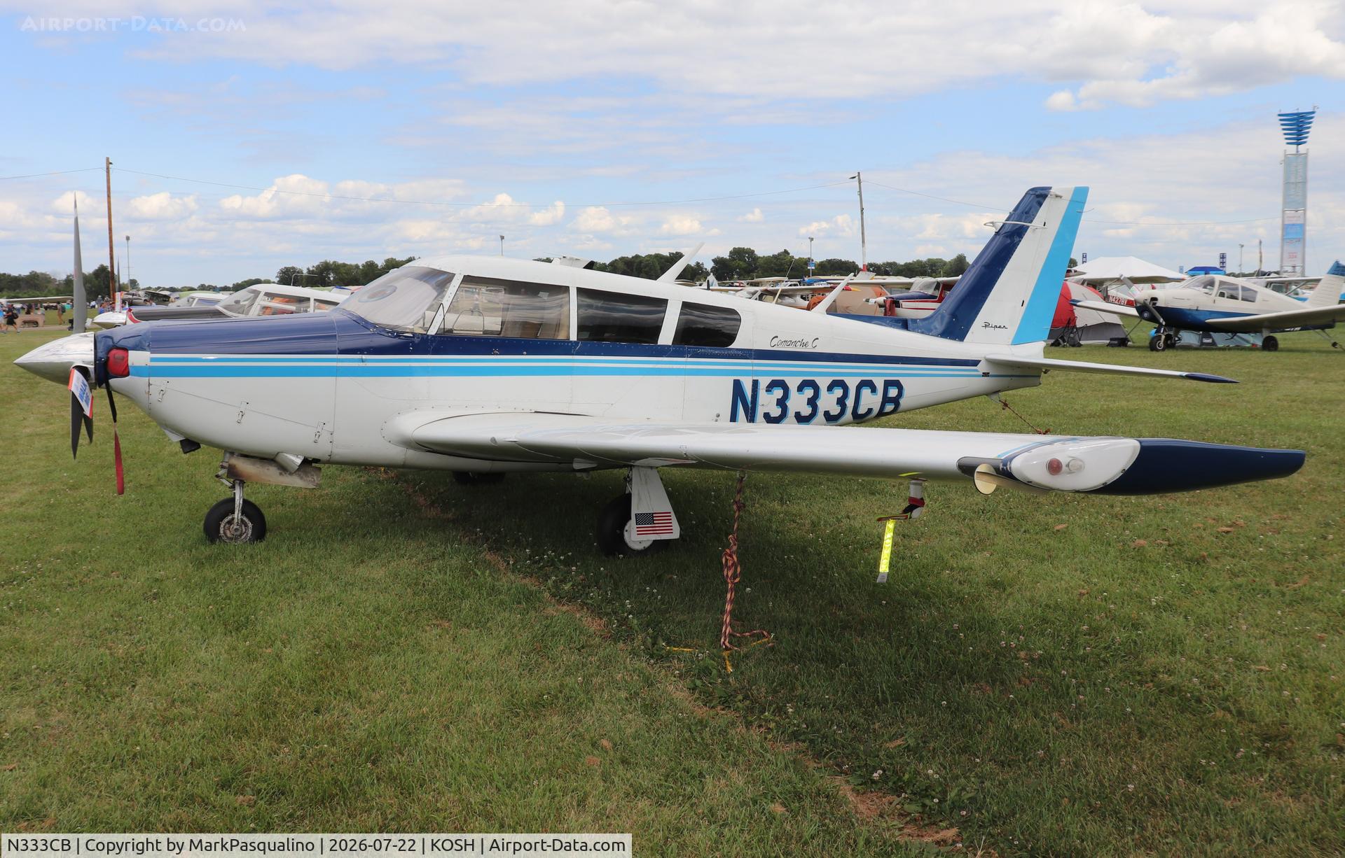 Aircraft N333CB, 1971 Piper PA-24-260, c/n 24-5003, Piper PA-24-260, at KOSH, photo by MarkPasqualino