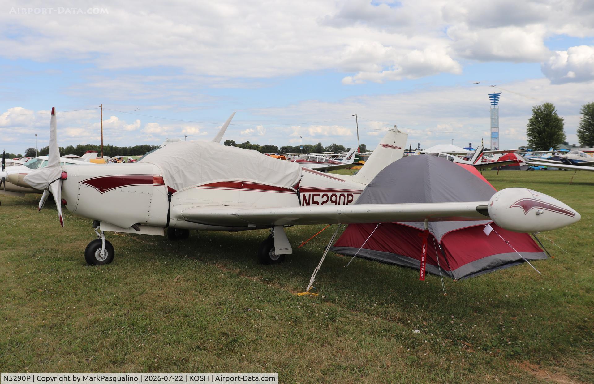 Aircraft N5290P, 1958 Piper PA-24-250 Comanche, c/n 24-330, Piper PA-24-250, at KOSH, photo by MarkPasqualino