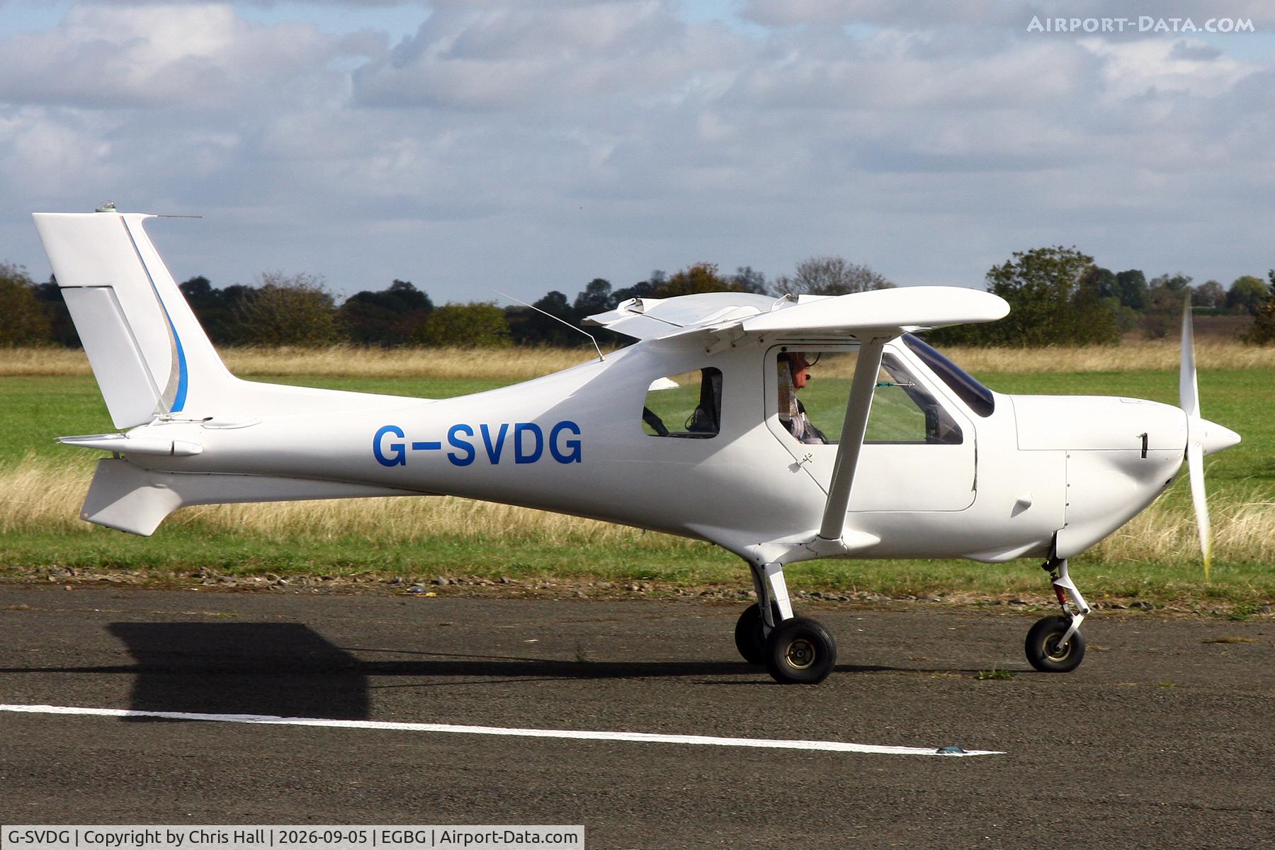 Aircraft G-SVDG, 2007 Jabiru SK, c/n PFA 274-13442, LAA 80th Anniversary Rally, at EGBG, photo by Chris Hall