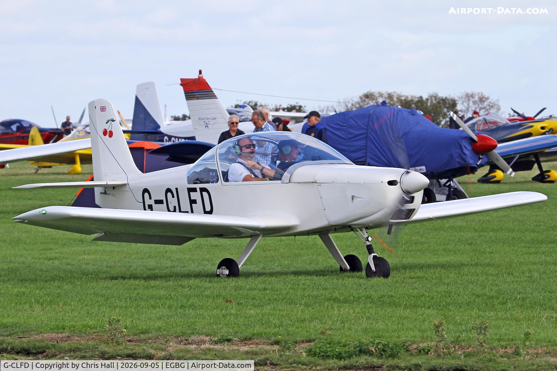 Aircraft G-CLFD, 2019 Brandli BX-2 Cherry, c/n PFA 179-14726, LAA 80th Anniversary Rally, at EGBG, photo by Chris Hall