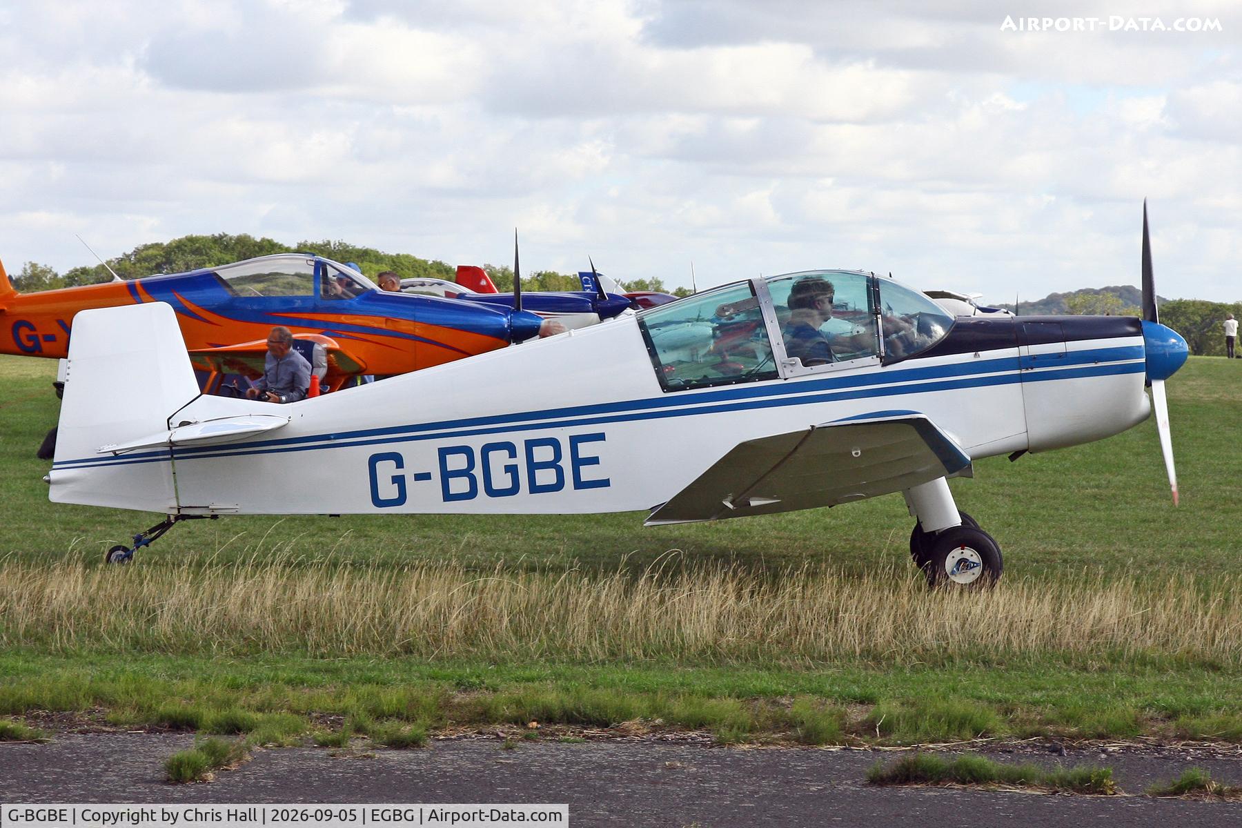 Aircraft G-BGBE, 1961 SAN Jodel DR-1050 Ambassadeur, c/n 260, LAA 80th Anniversary Rally, at EGBG, photo by Chris Hall