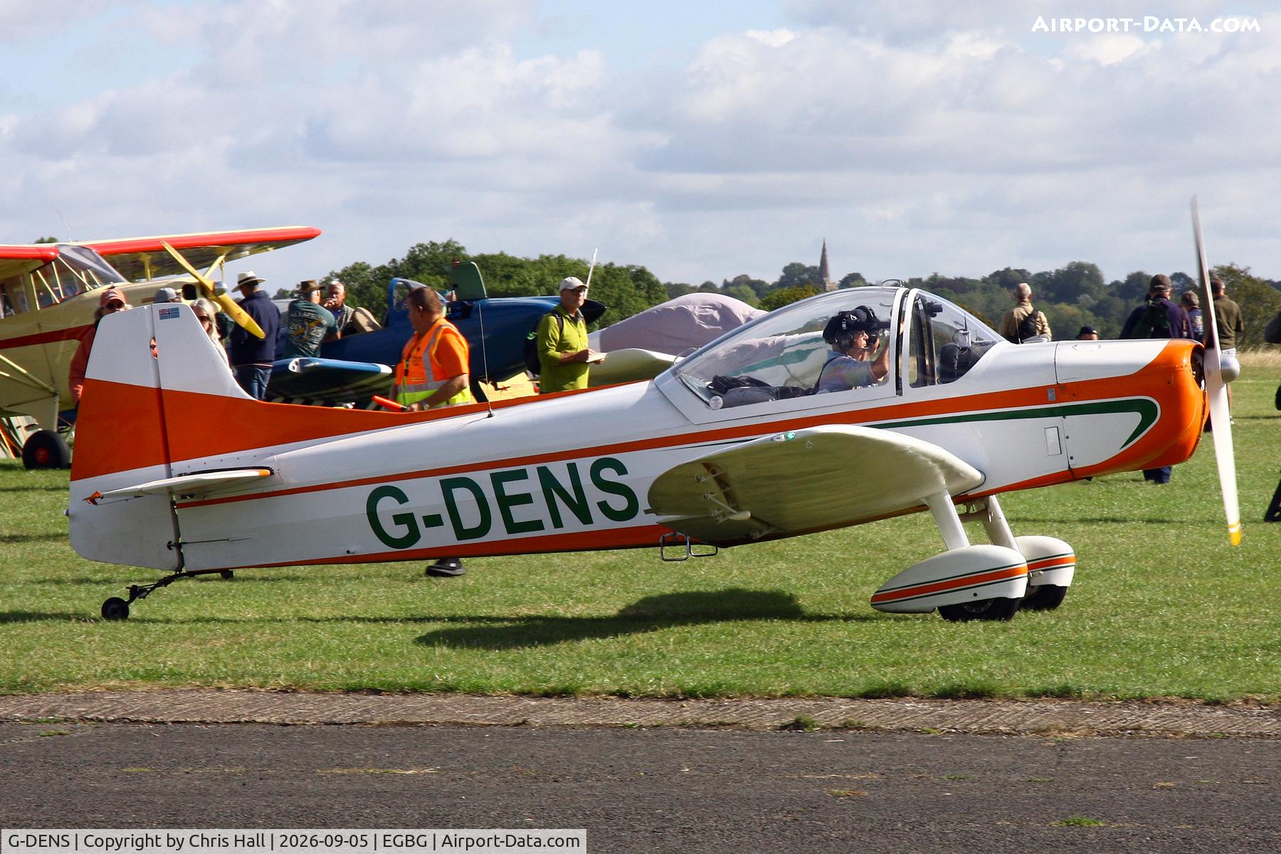 Aircraft G-DENS, 1963 Binder CP-301S Smaragd, c/n 121, LAA 80th Anniversary Rally, at EGBG, photo by Chris Hall