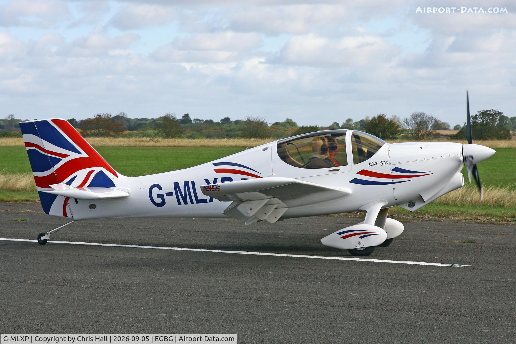 Aircraft G-MLXP, 2013 Europa, c/n PFA 247-12974, LAA 80th Anniversary Rally, at EGBG, photo by Chris Hall