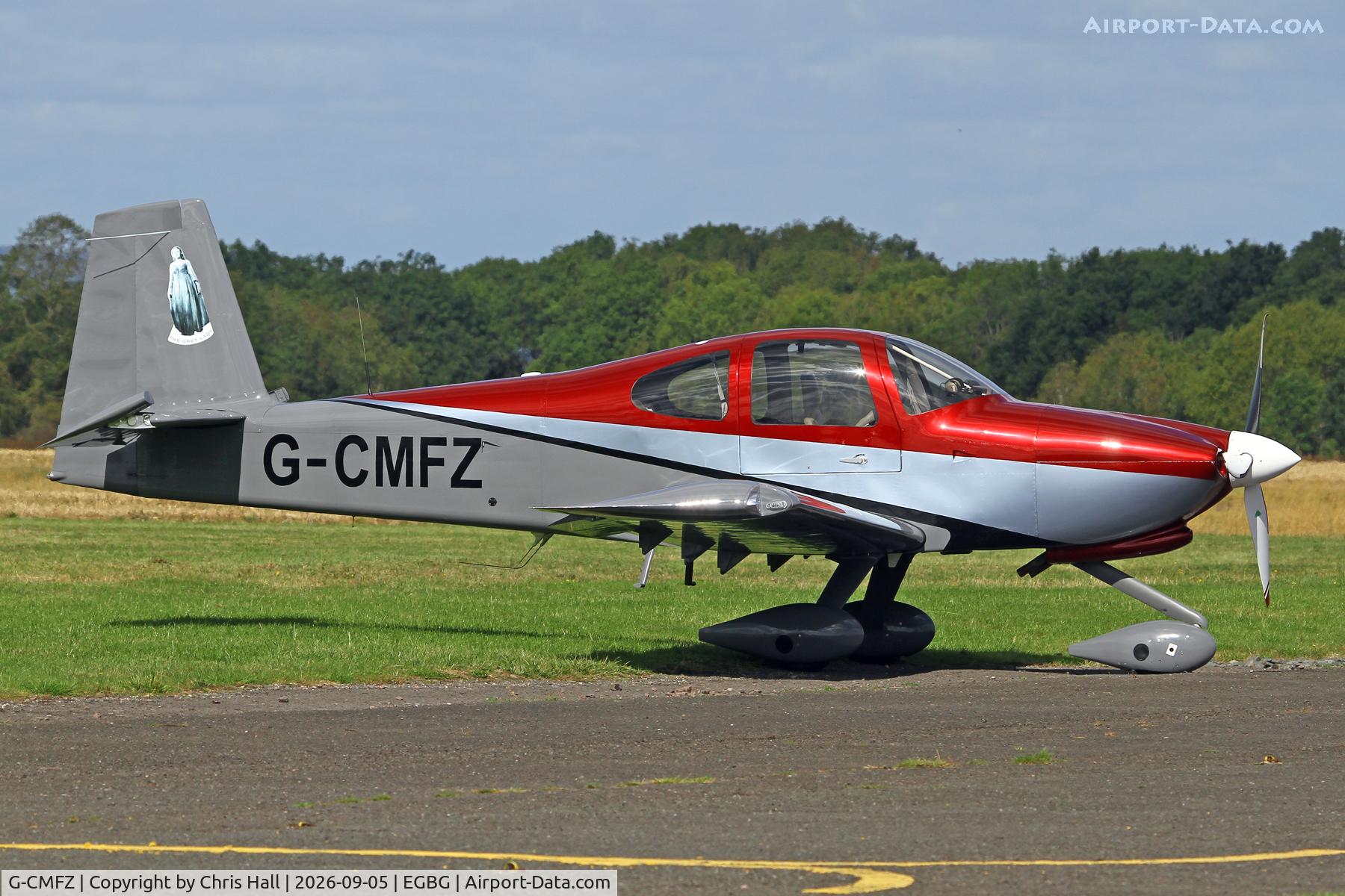 Aircraft G-CMFZ, Vans RV-10, c/n LAA 339-15651, LAA 80th Anniversary Rally, at EGBG, photo by Chris Hall